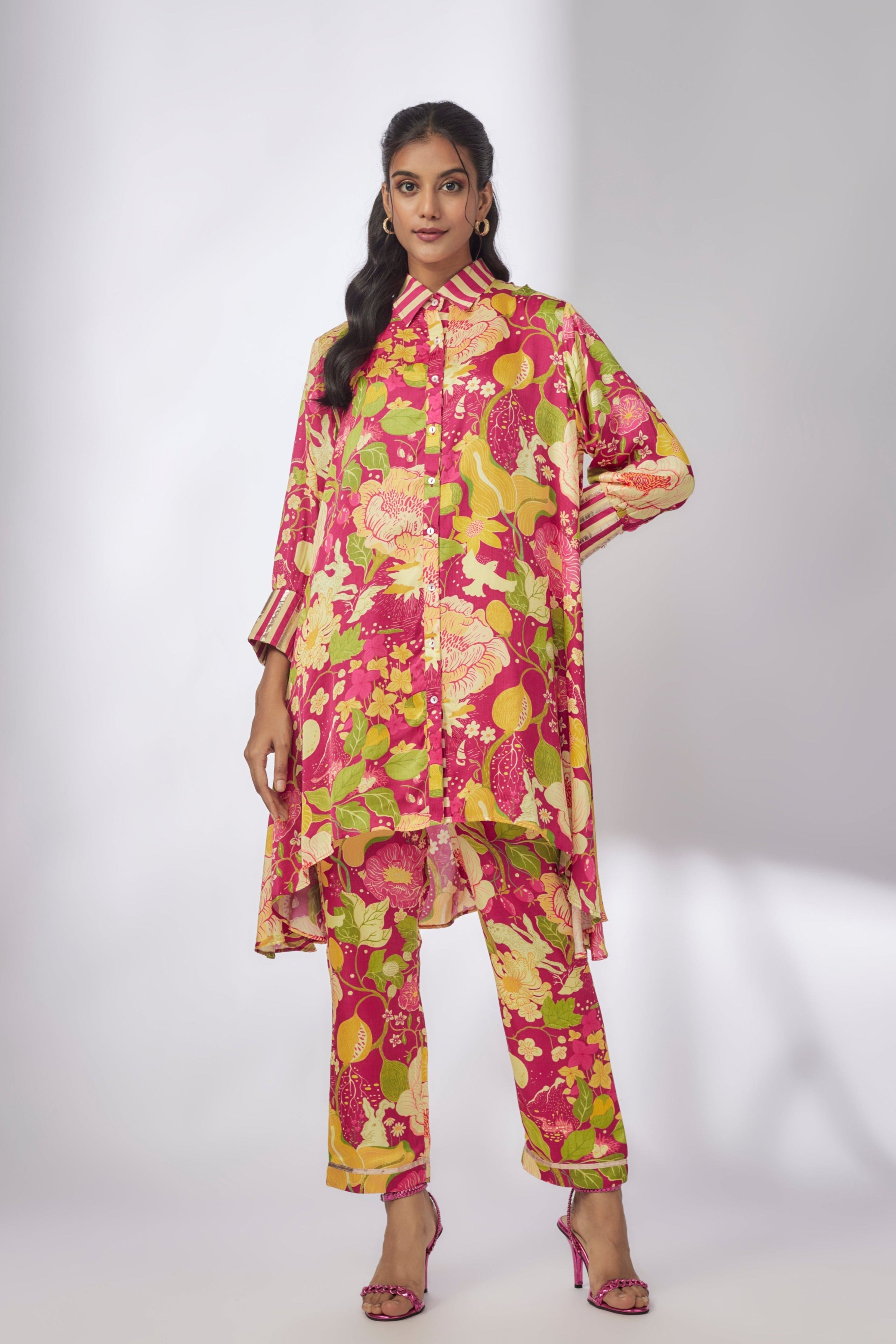 Jasmine Bageecha button down Co-Ord Set