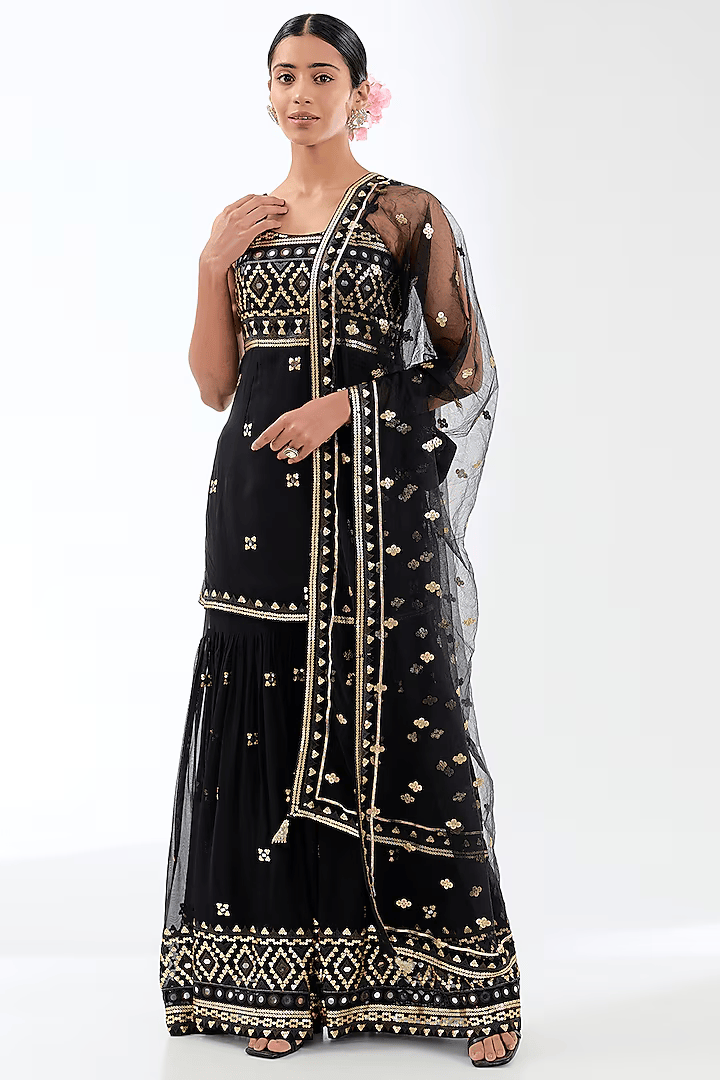Sonia Strappy Sharara Set