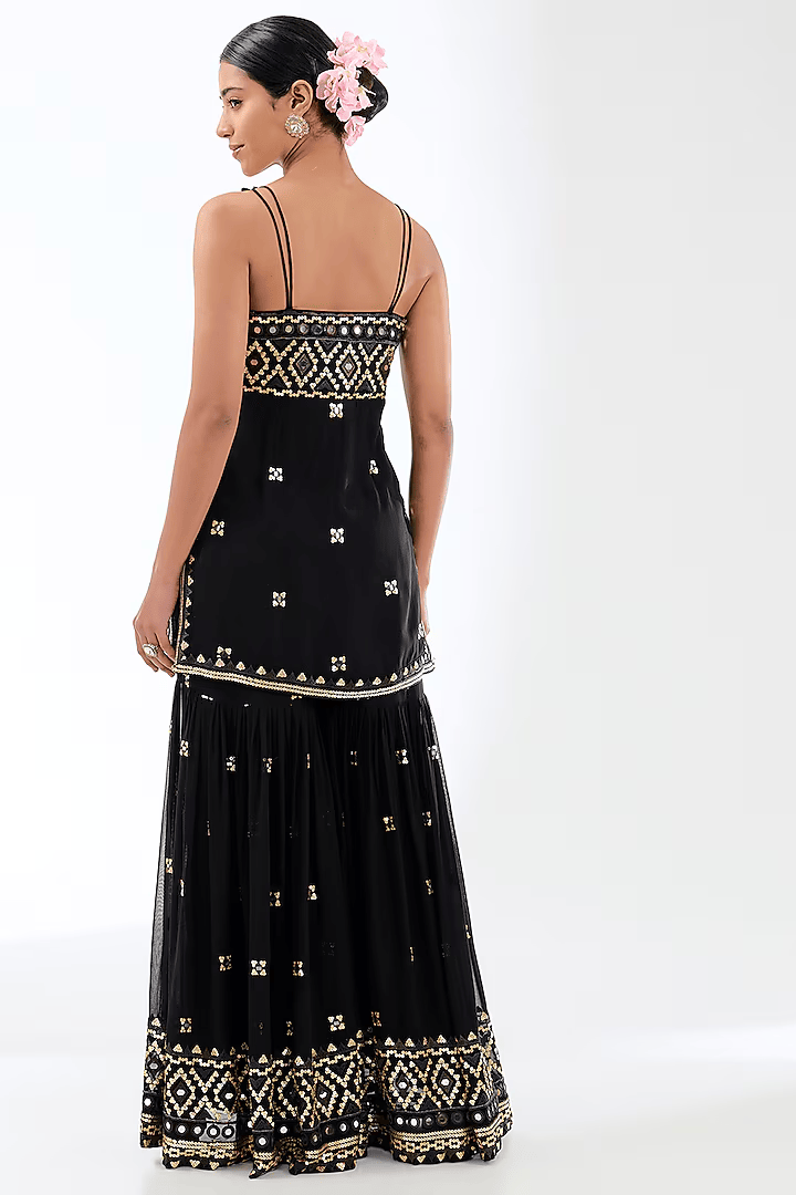 Sonia Strappy Sharara Set