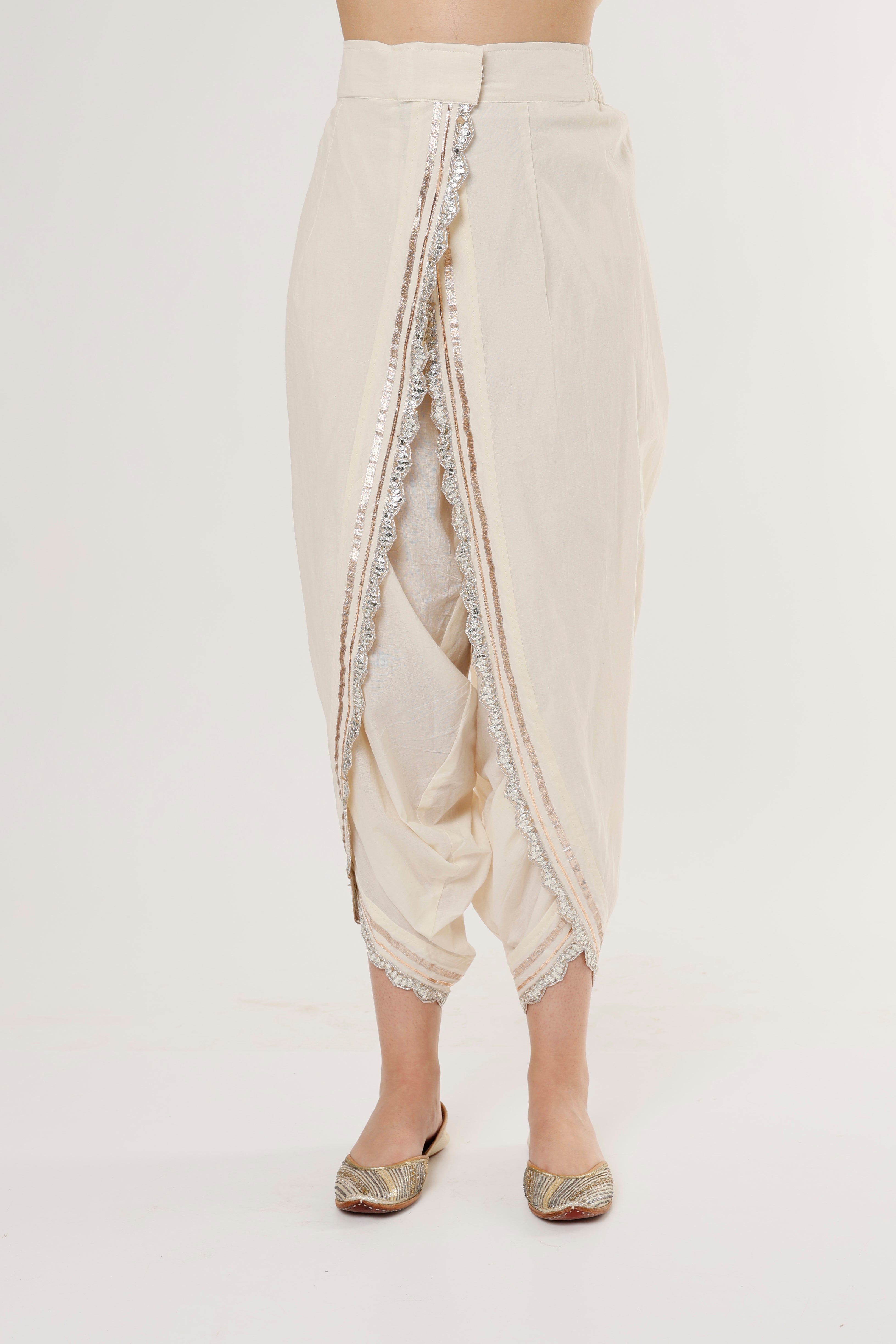 Aashna Asymmetrical Dhoti set