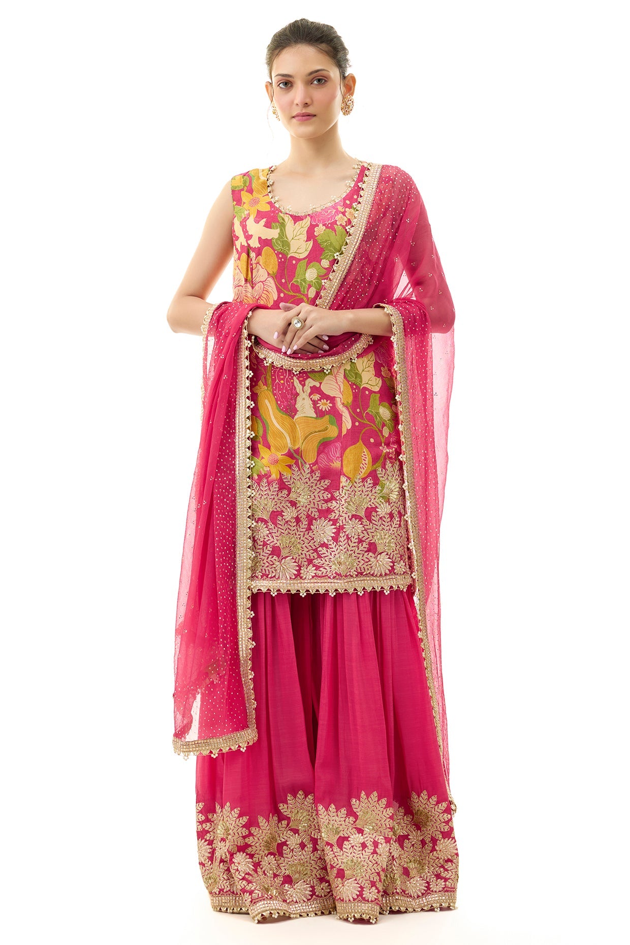 Kalki Sleeveless Sharara Set