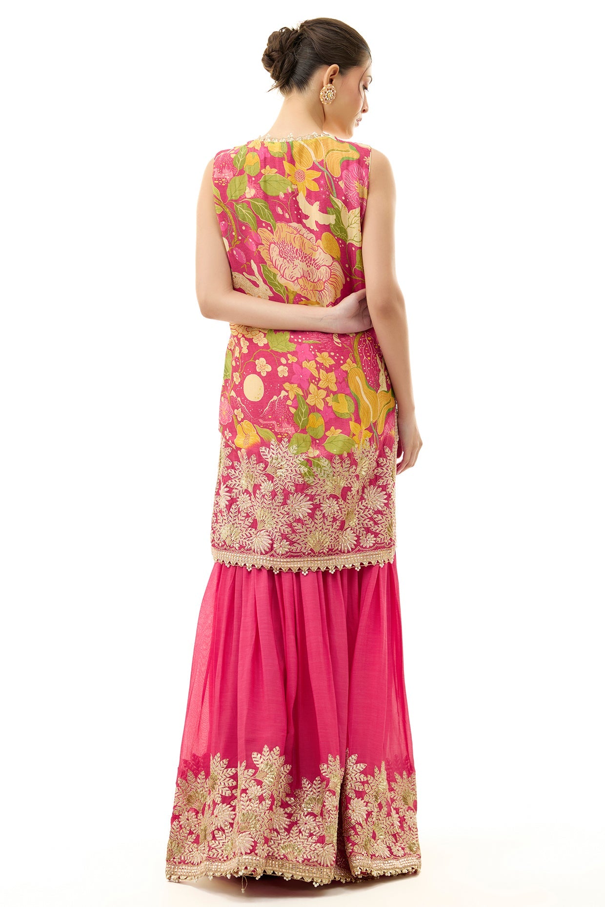 Kalki Sleeveless Sharara Set