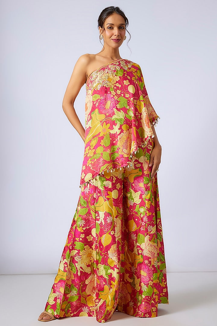 Rishika One Shoulder Pant Set