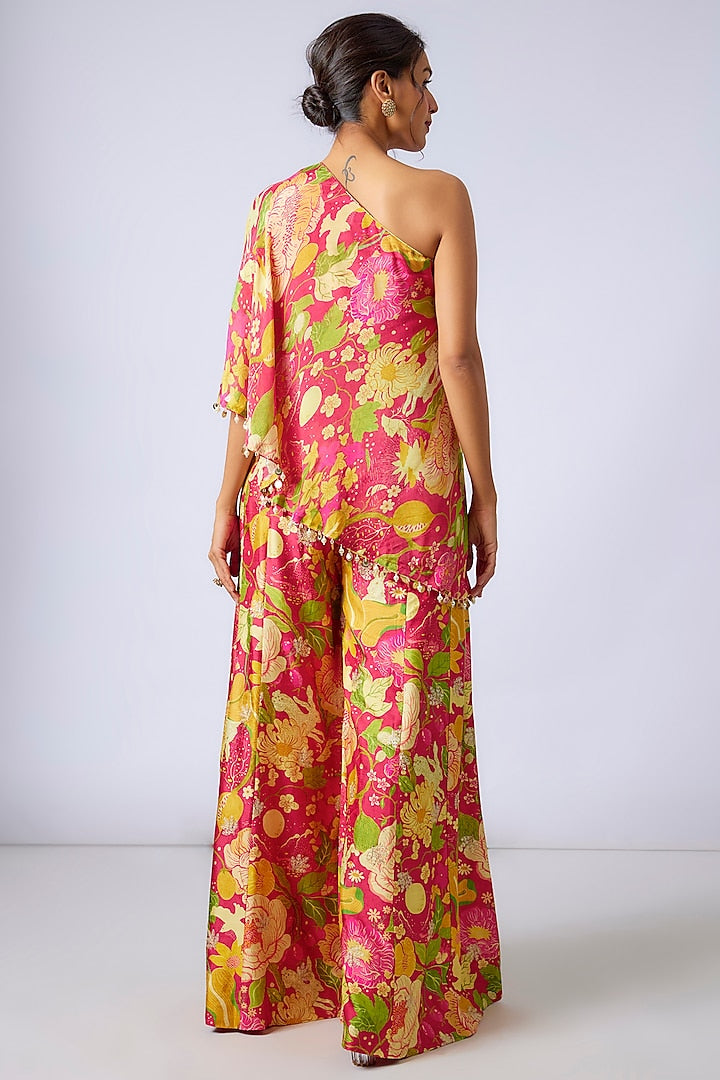 Rishika One Shoulder Pant Set