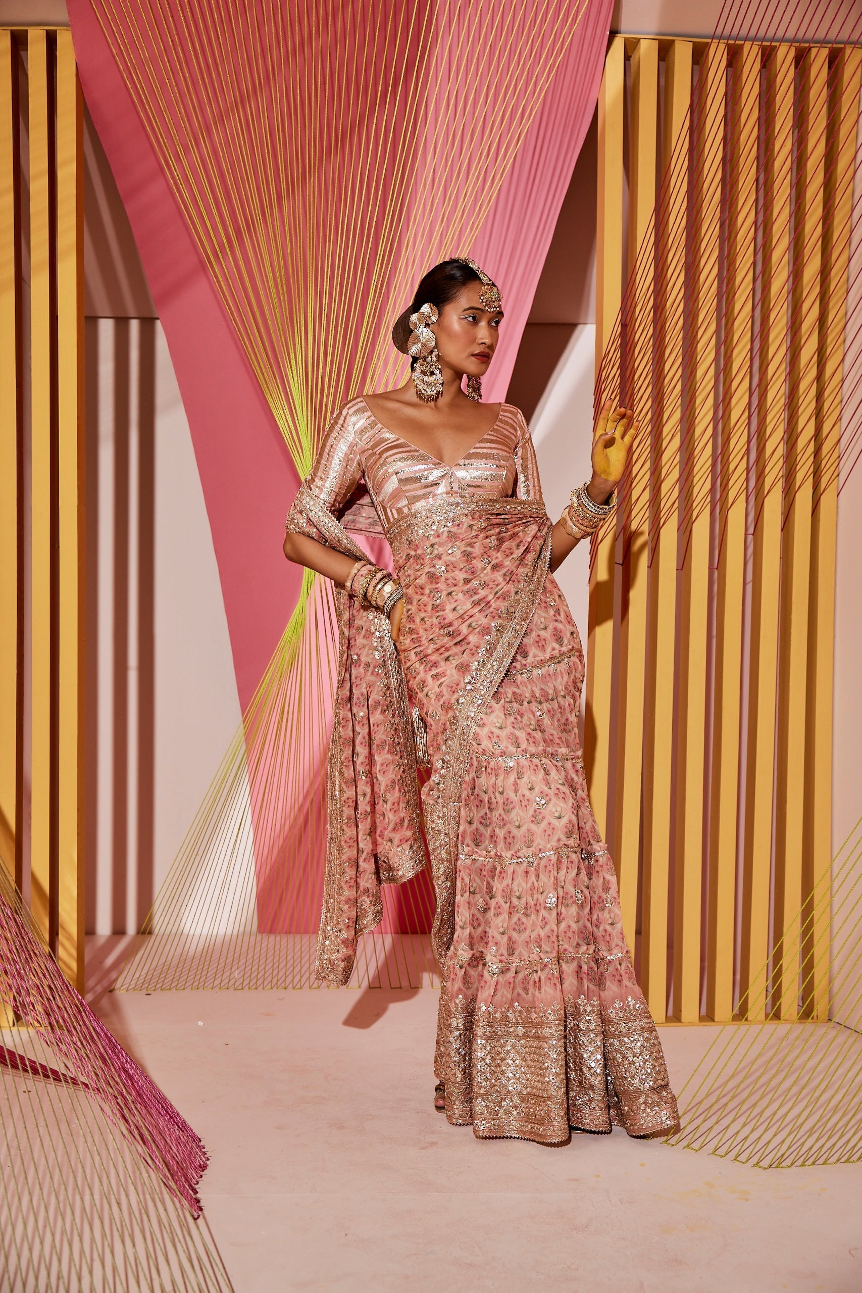 Nusrat Saree set