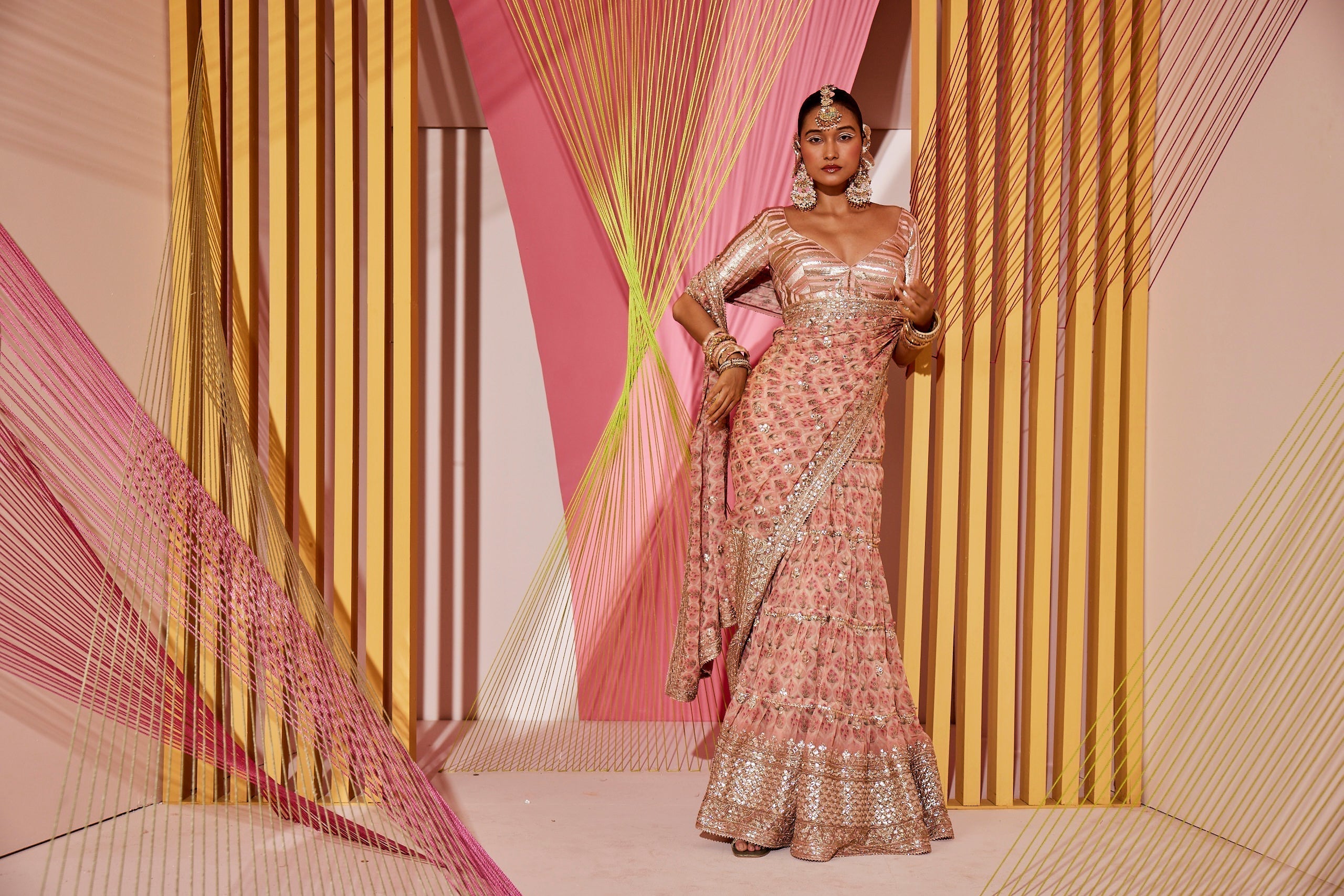 Nusrat Saree set