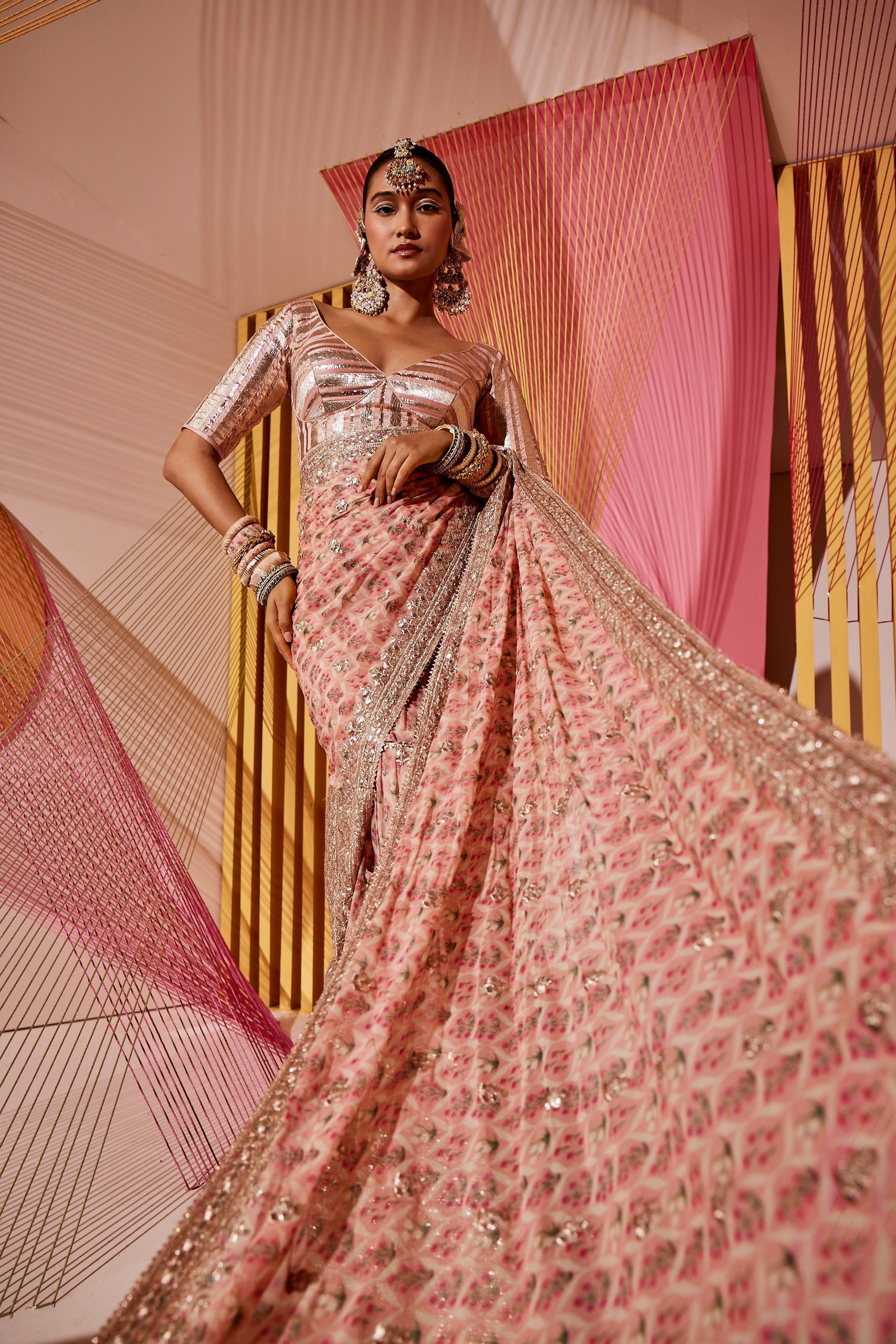 Nusrat Saree set