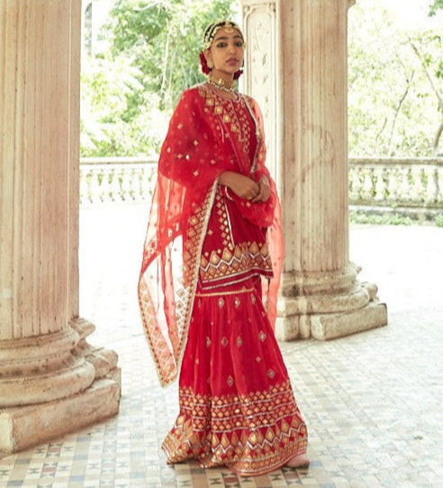 Shiddat Sharara Set