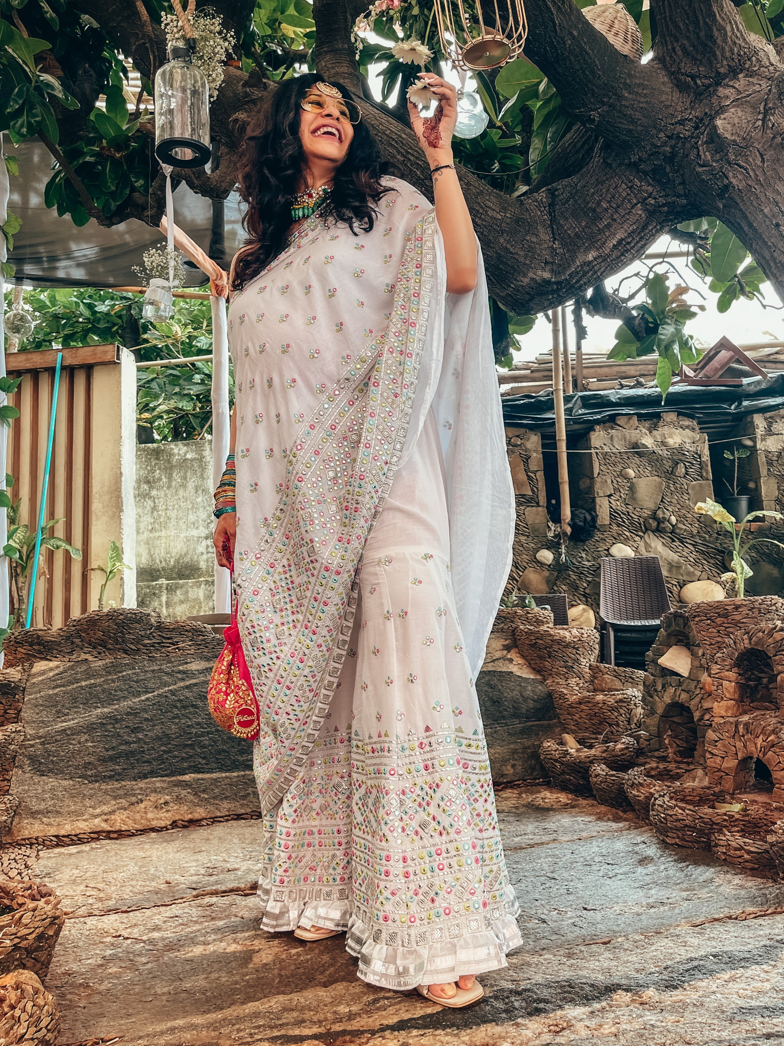 Kishwar Merchant In Noor Assymentrical Sharara Set