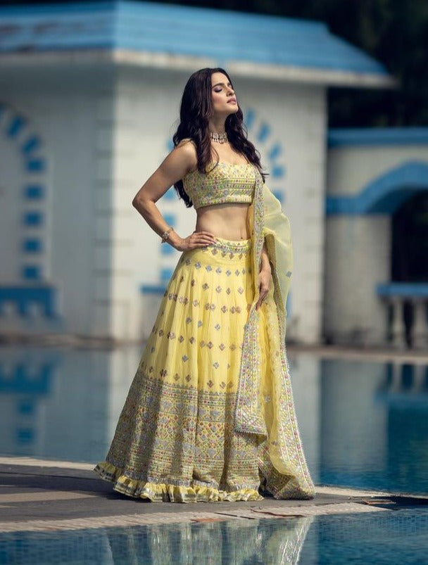Noor Strappy Lehenga Set