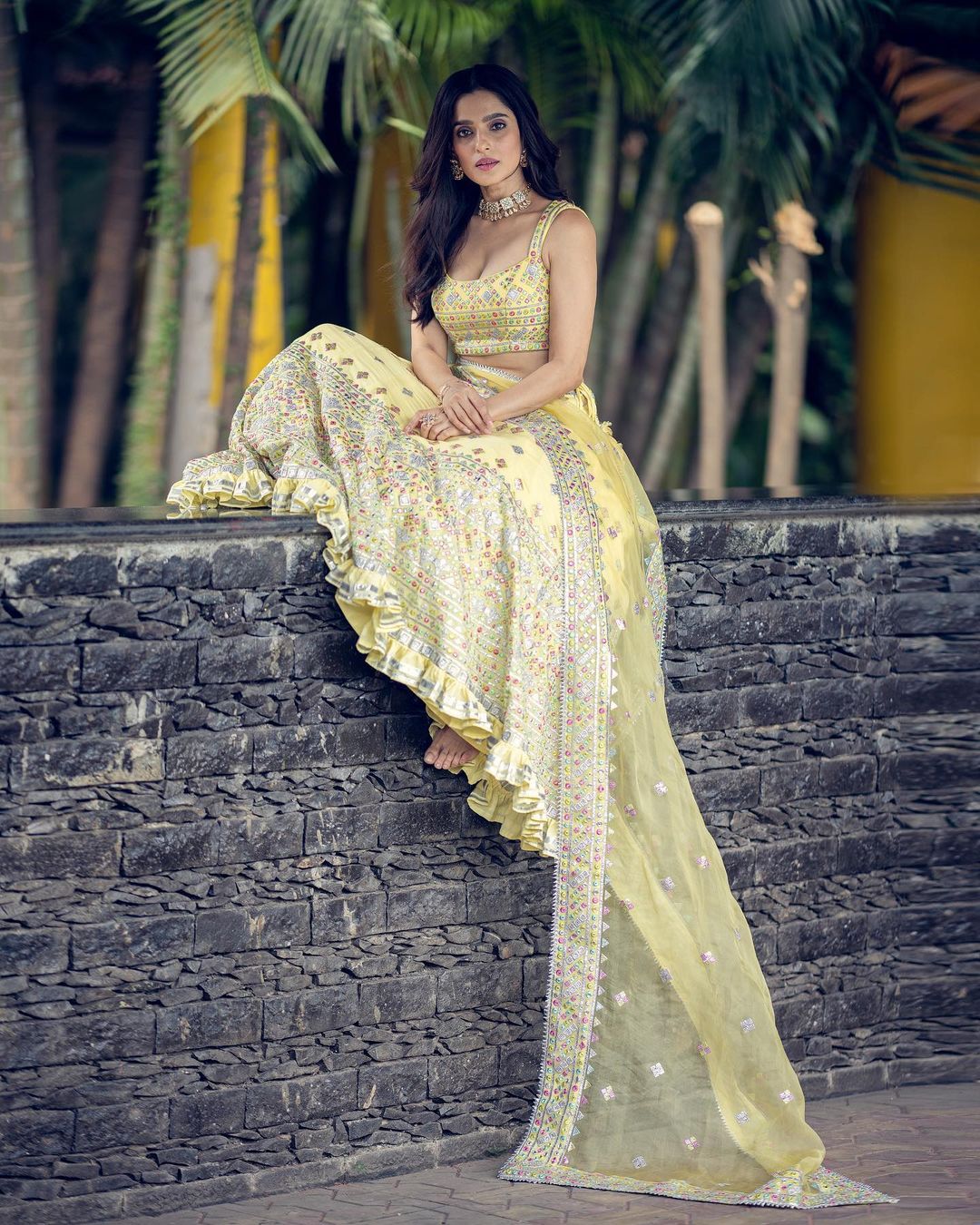 Noor Strappy Lehenga Set