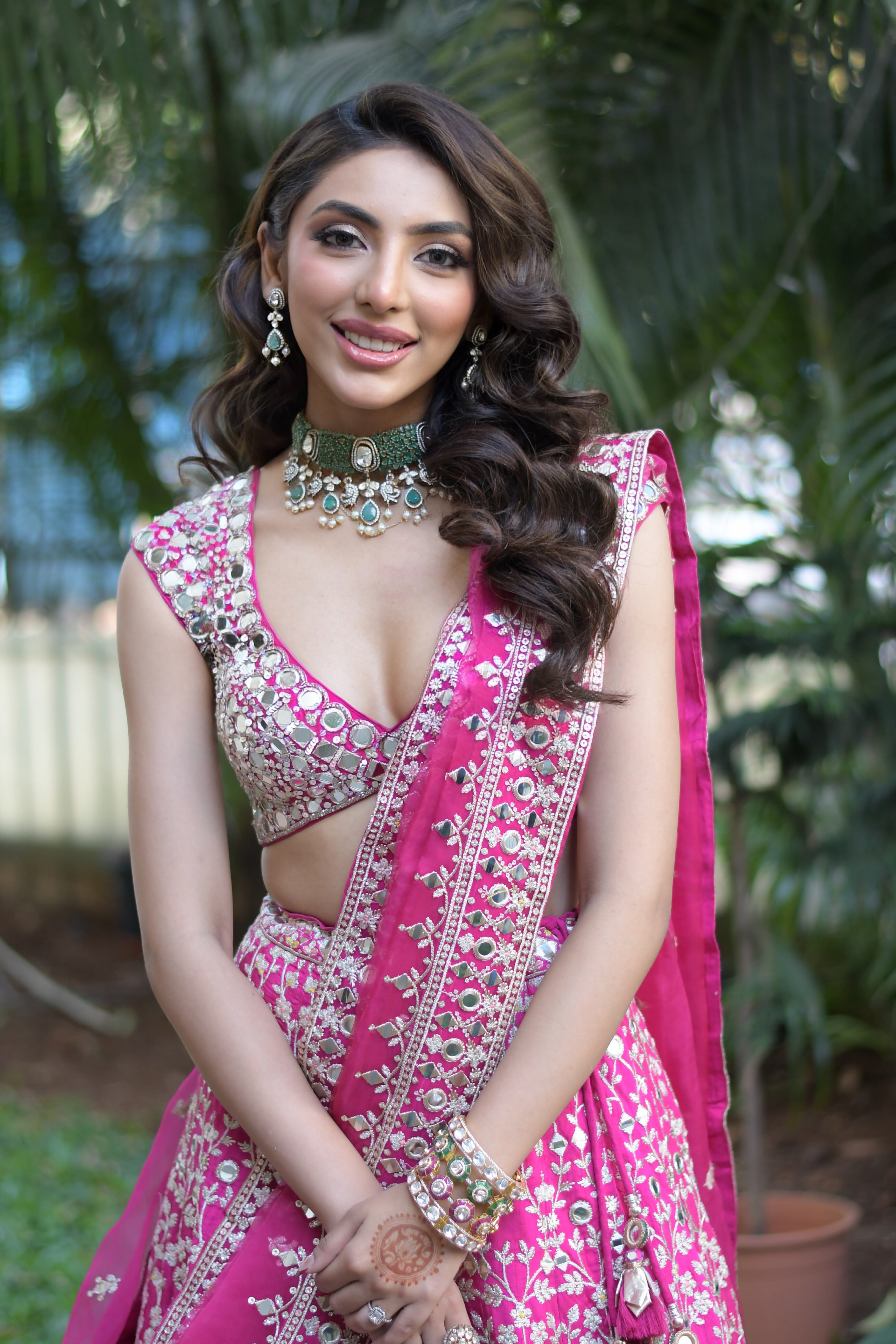 Mallaikaa Chheda in Niranjana Lehenga Set