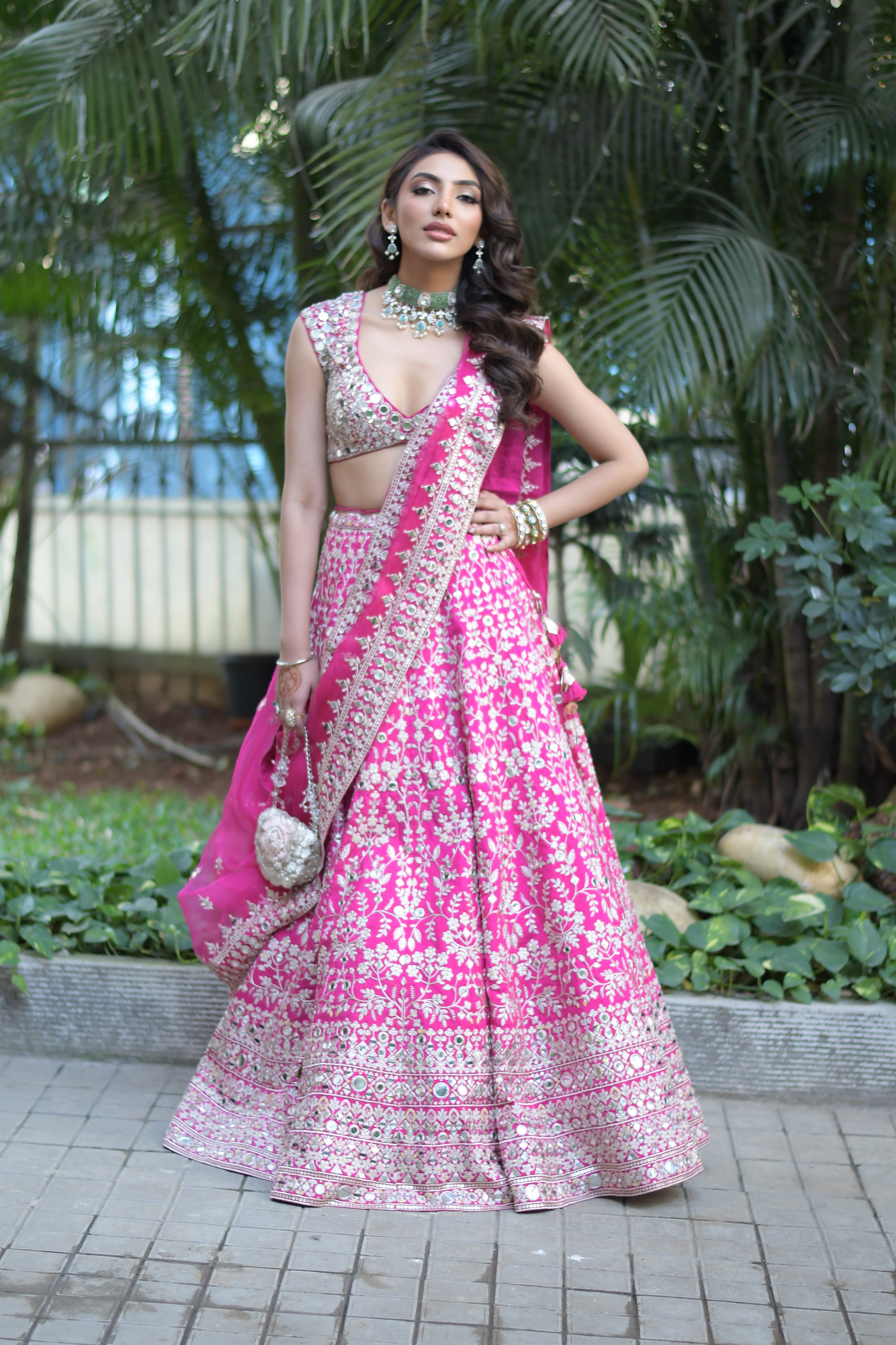 Mallaikaa Chheda in Niranjana Lehenga Set
