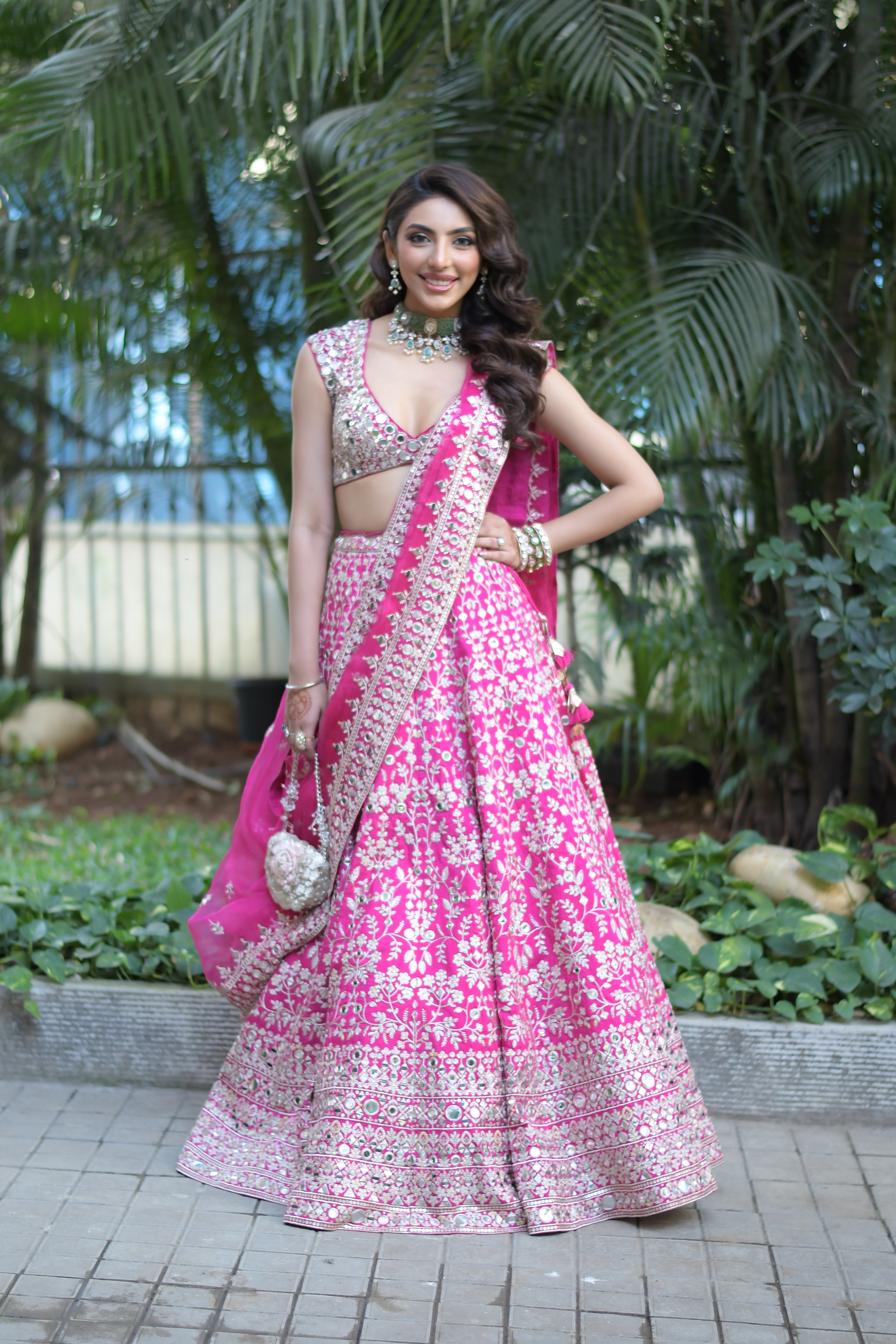 Mallaikaa Chheda in Niranjana Lehenga Set