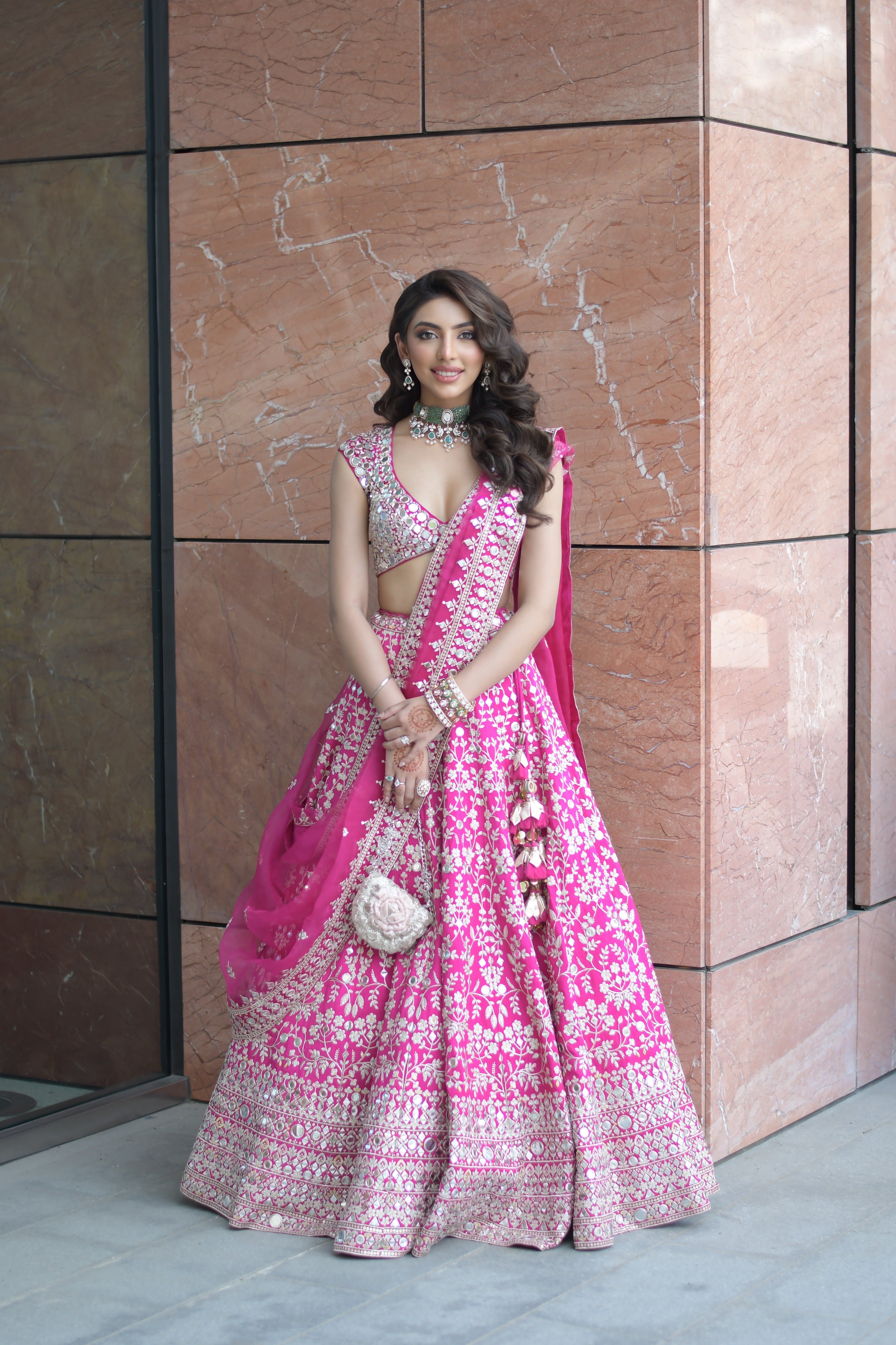 Mallaikaa Chheda in Niranjana Lehenga Set