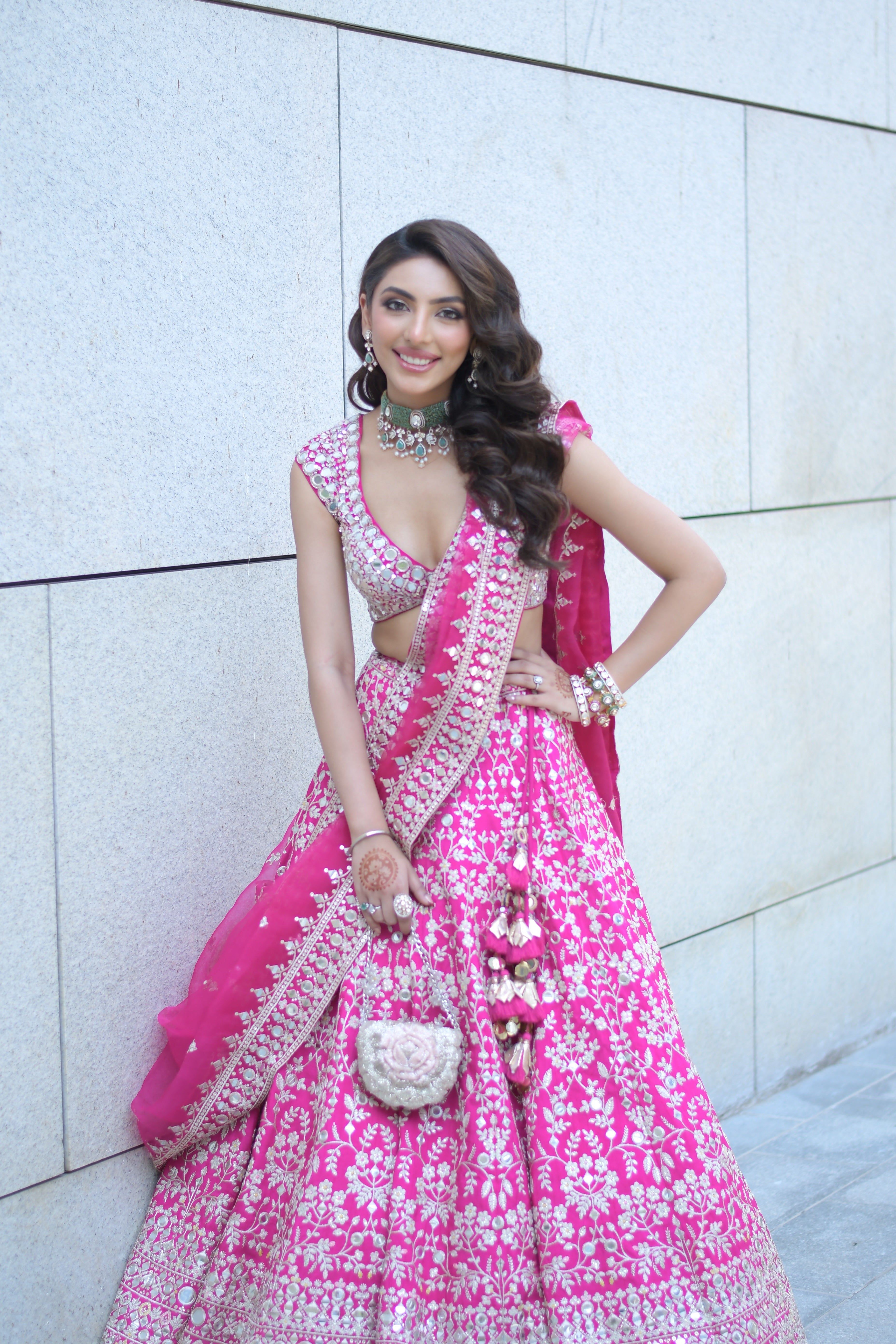 Mallaikaa Chheda in Niranjana Lehenga Set