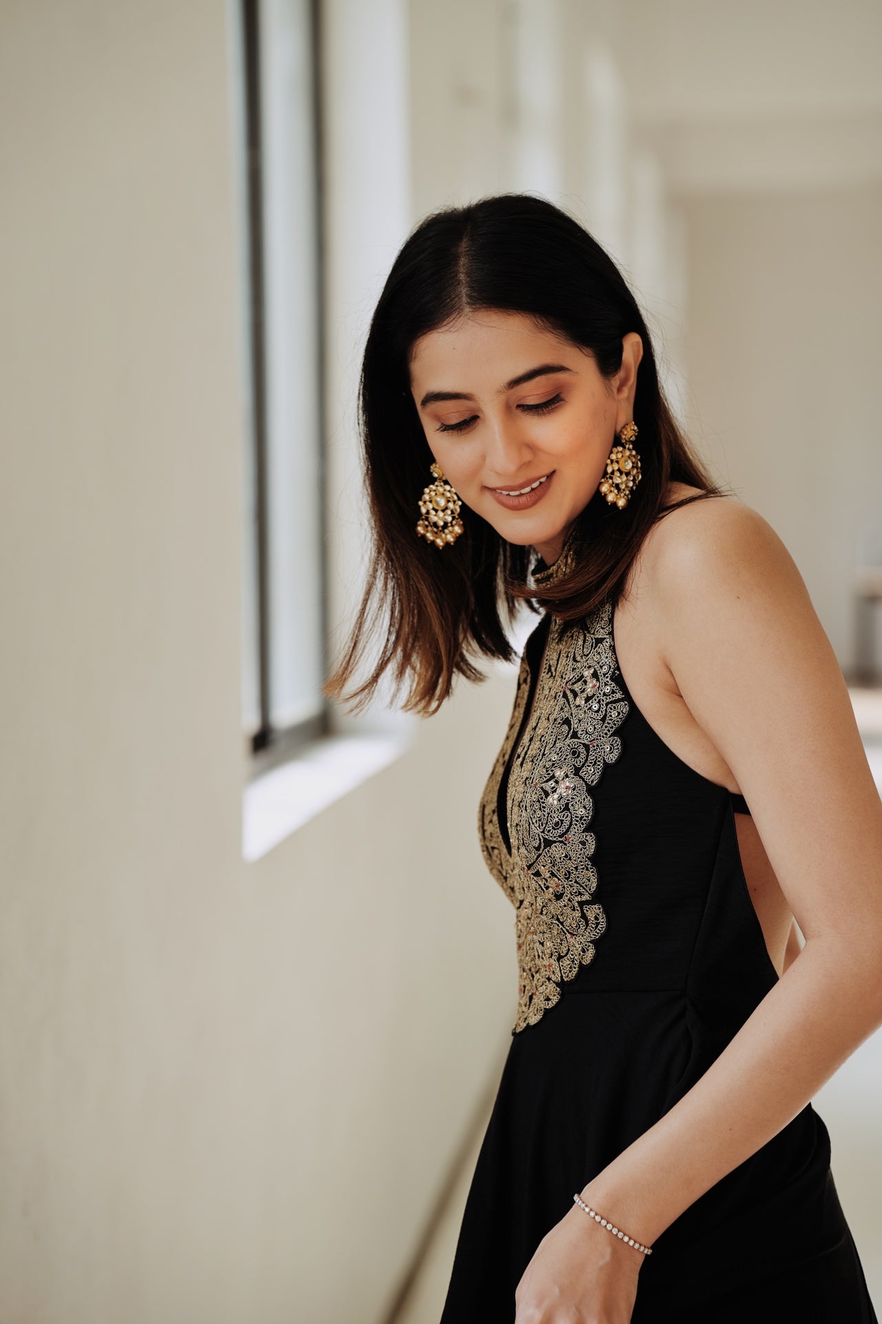 Karishma Mehta in Golconda Fana gown