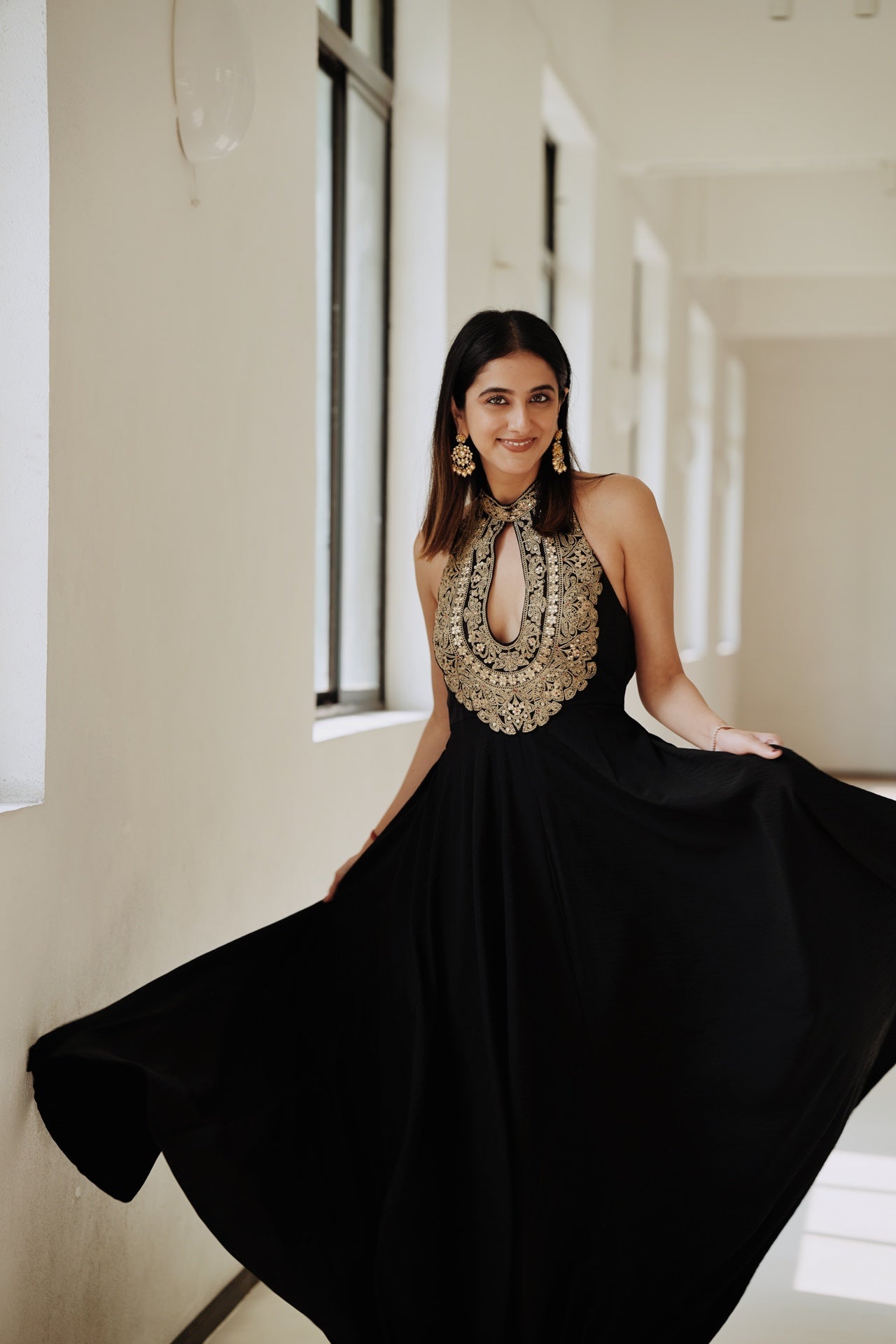 Karishma Mehta in Golconda Fana gown