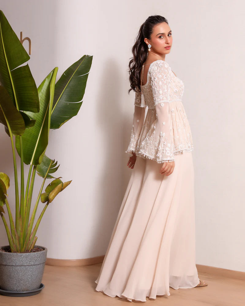 Afterglow Peach Sharara