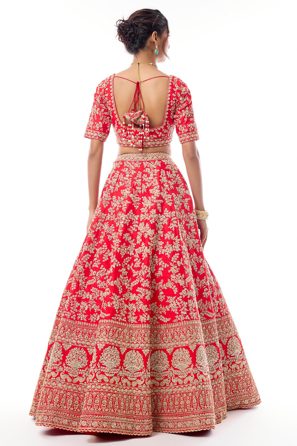 Vaani Embroidered Lehenga Set - Ready To Ship