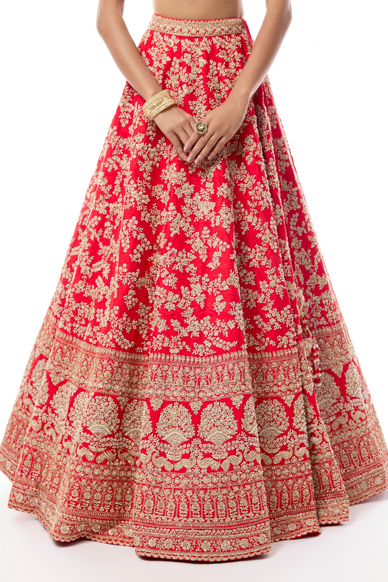 Vaani Embroidered Lehenga Set - Ready To Ship