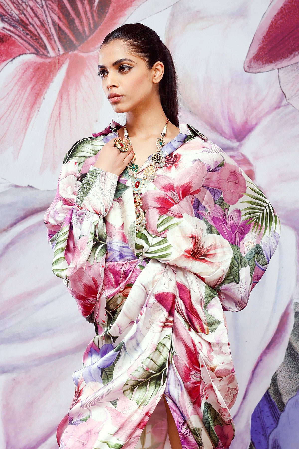 Printed Shirt Dress