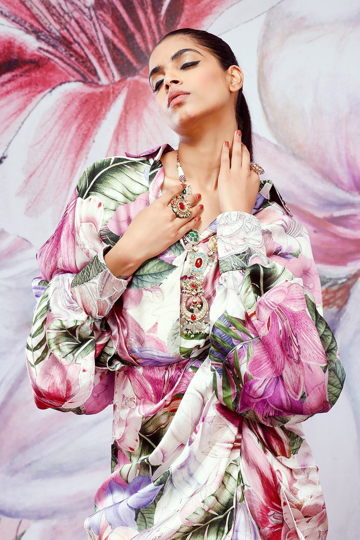 Printed Shirt Dress