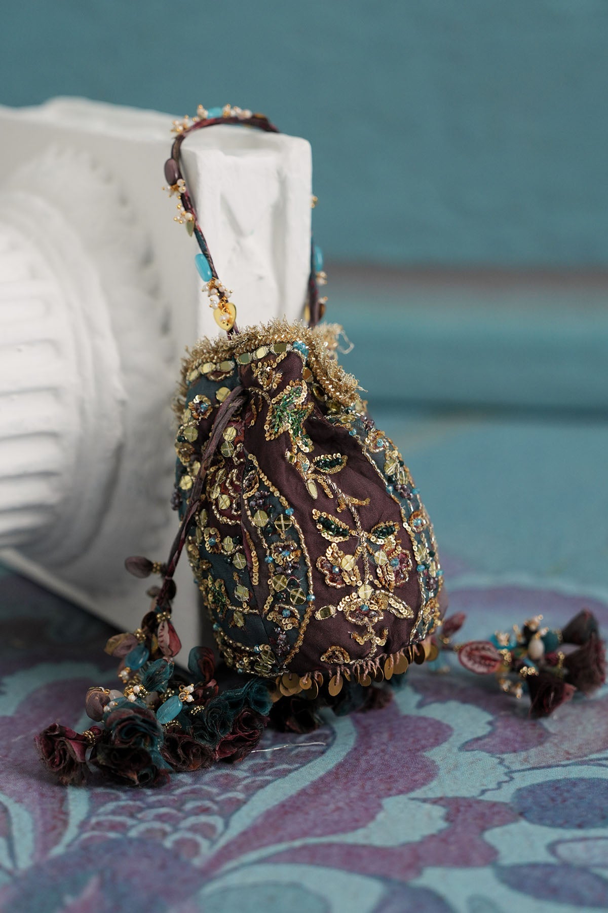 Burnt Lilac Potli