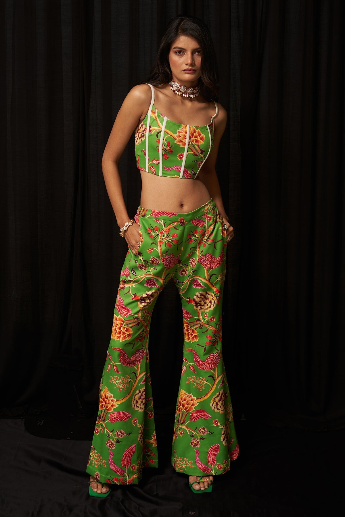 Printed Pant And Top