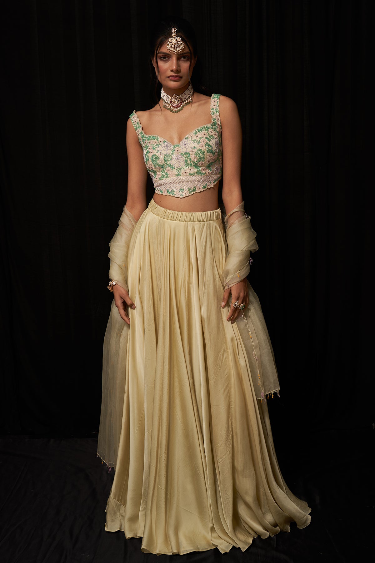 Embroidered Lehenga Set