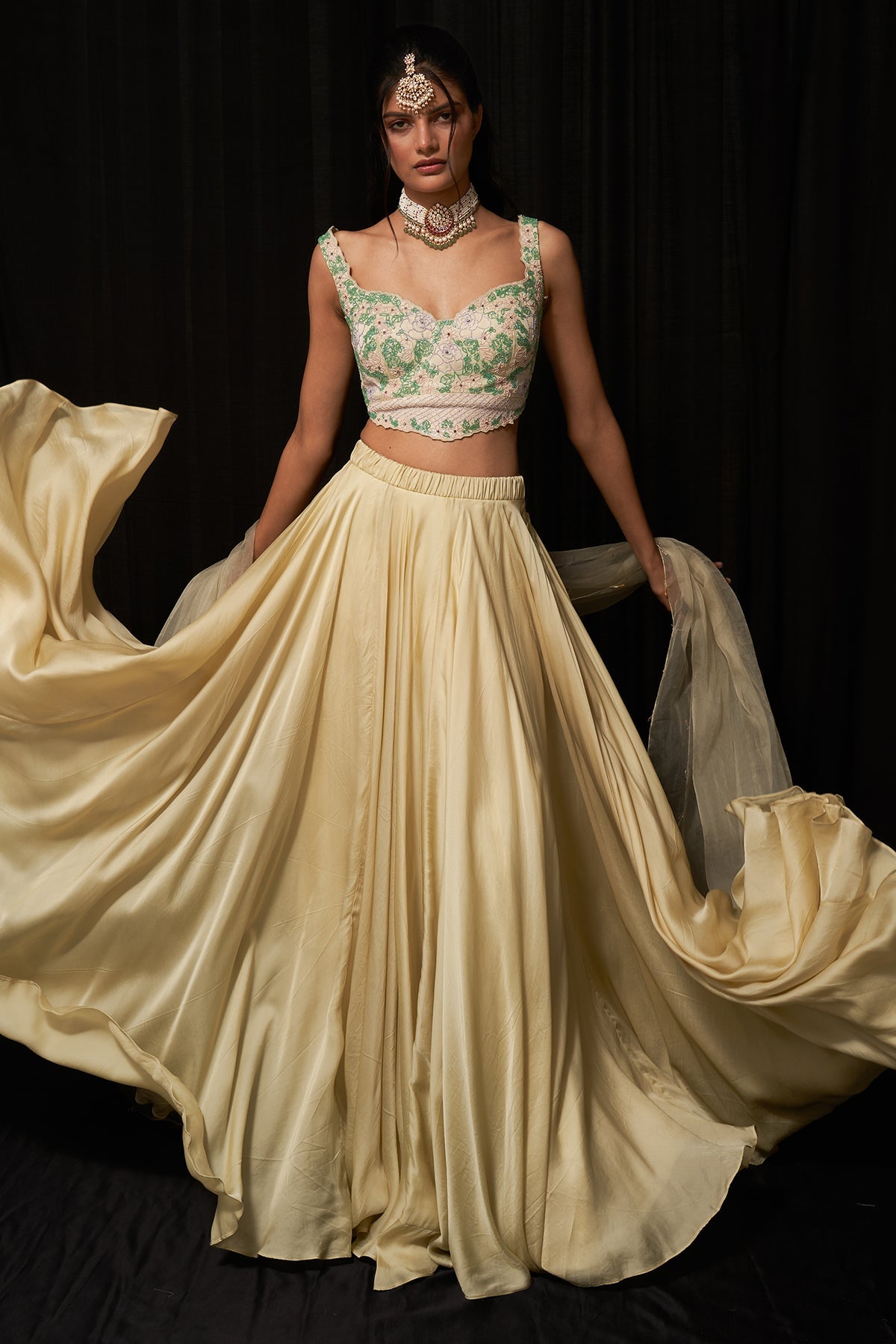 Embroidered Lehenga Set