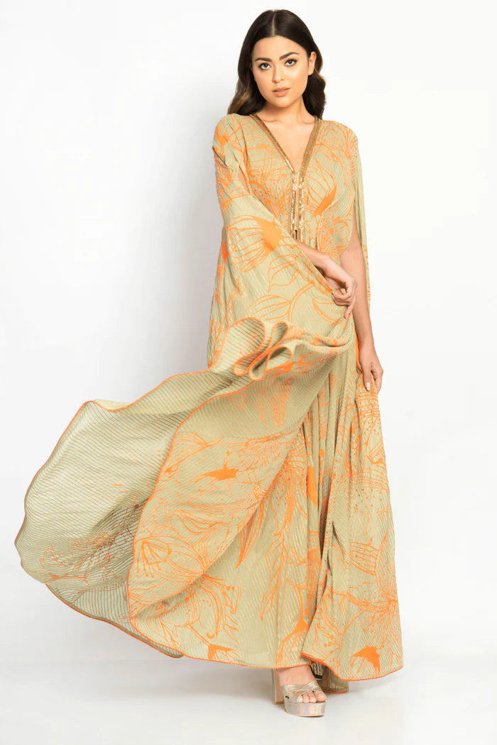 Noor Draped Kaftan