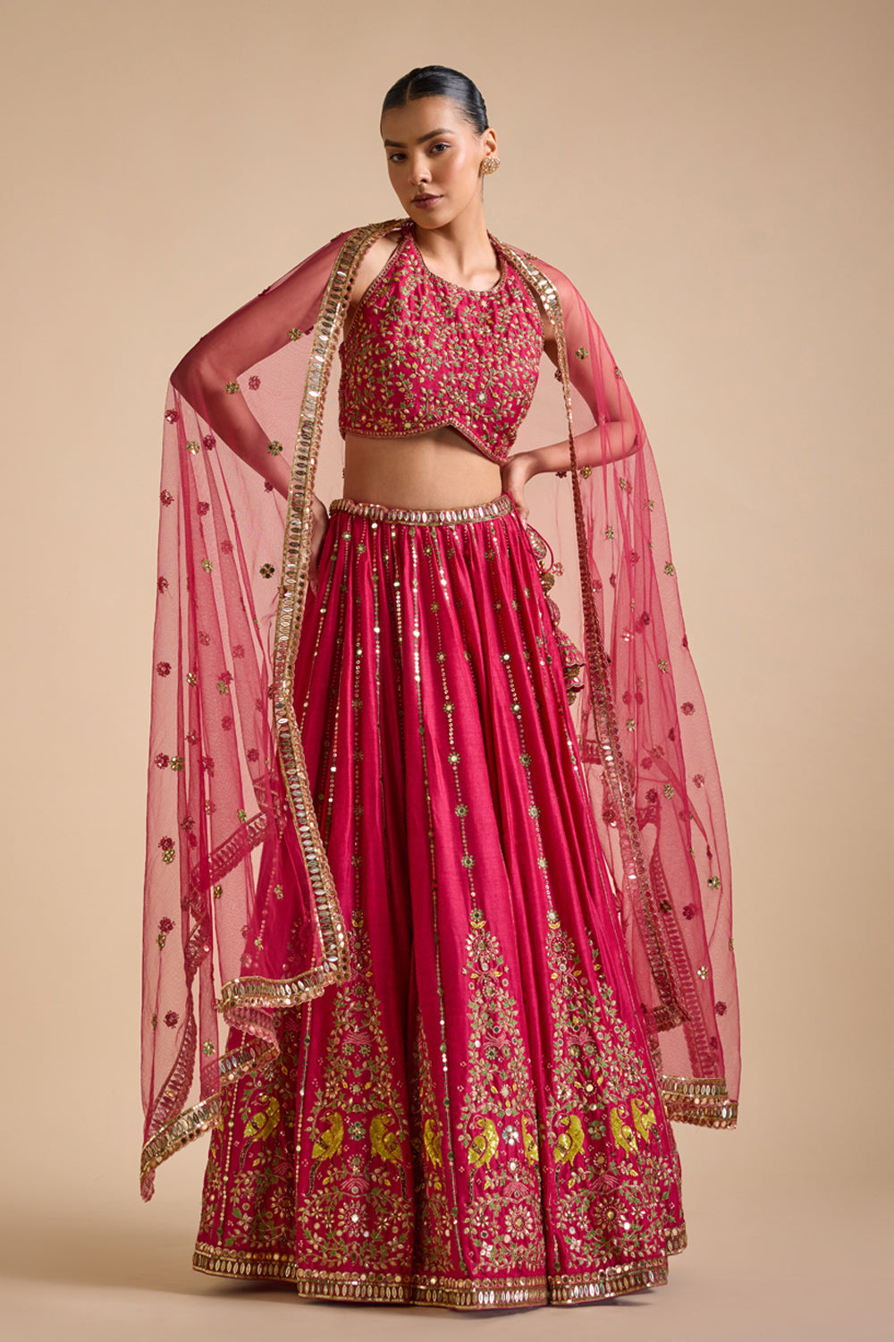 Rani Pink Lehenga Set - Ready To Ship