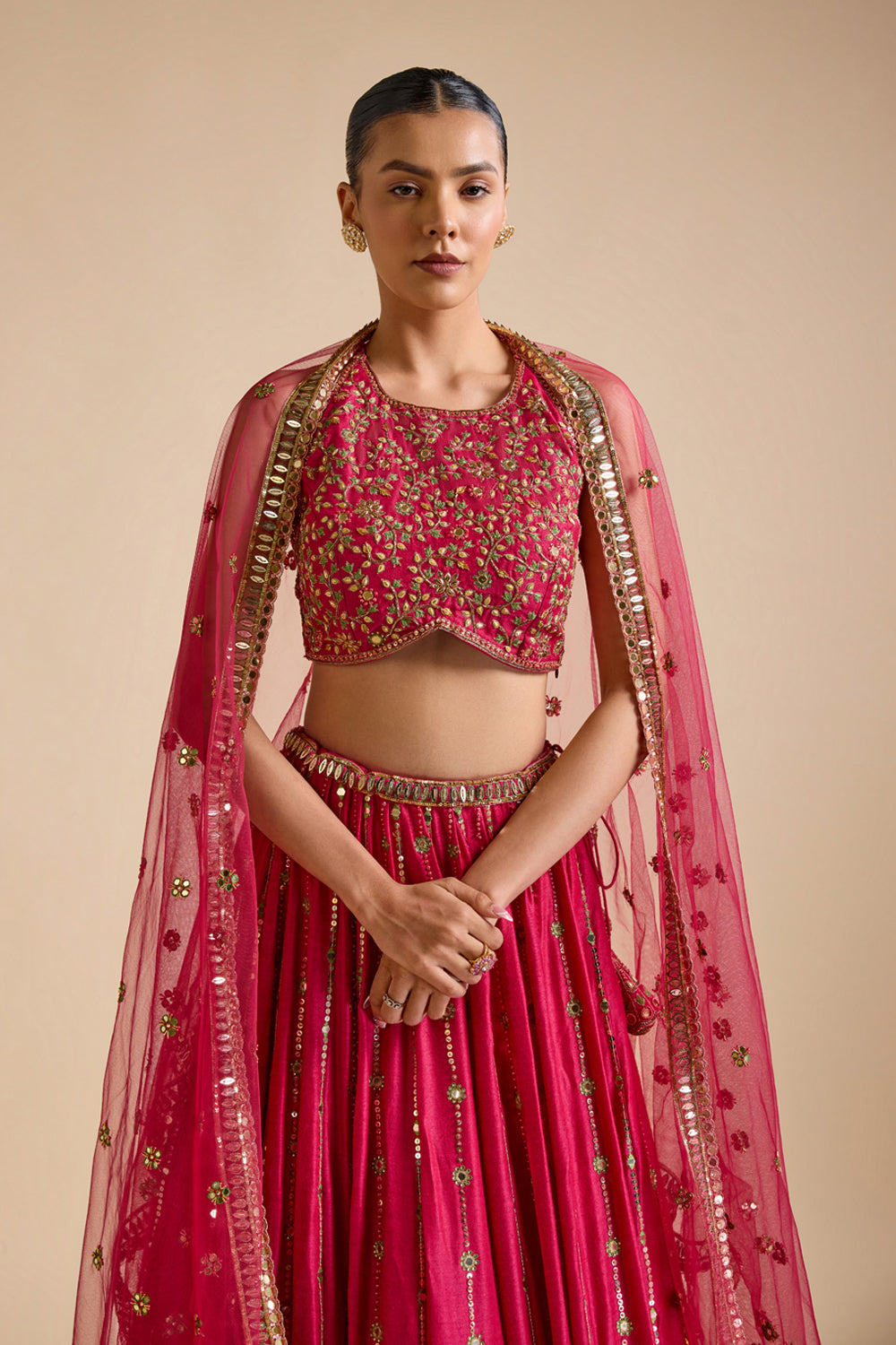Rani Pink Lehenga Set - Ready To Ship