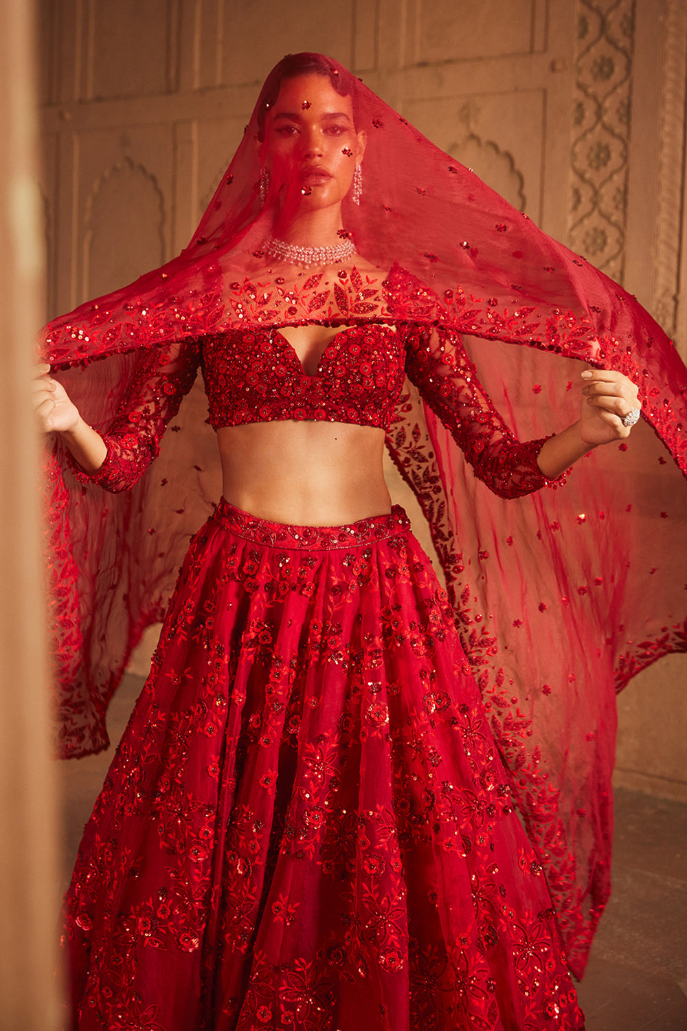 Gul Lehenga Set