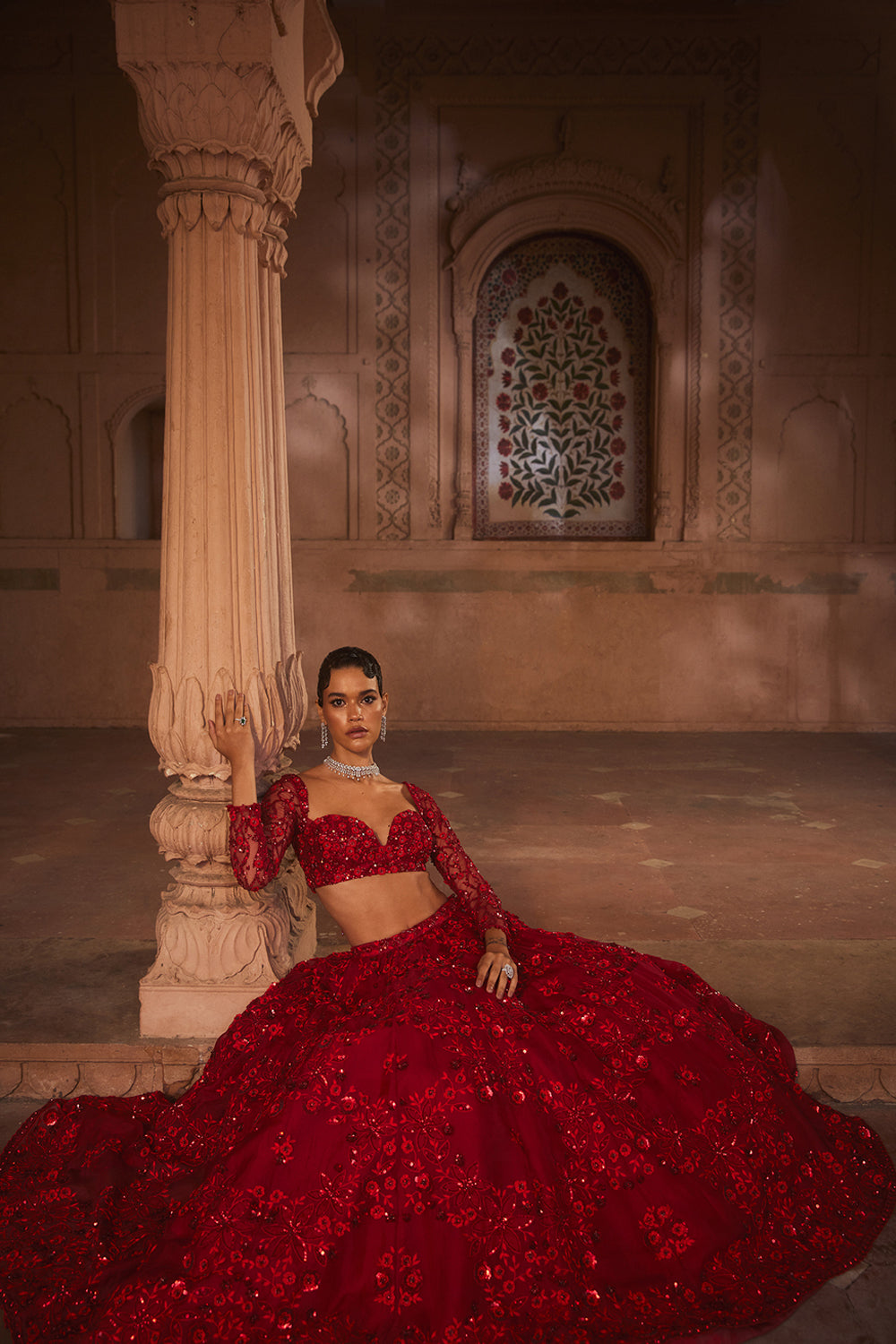 Gul Lehenga Set