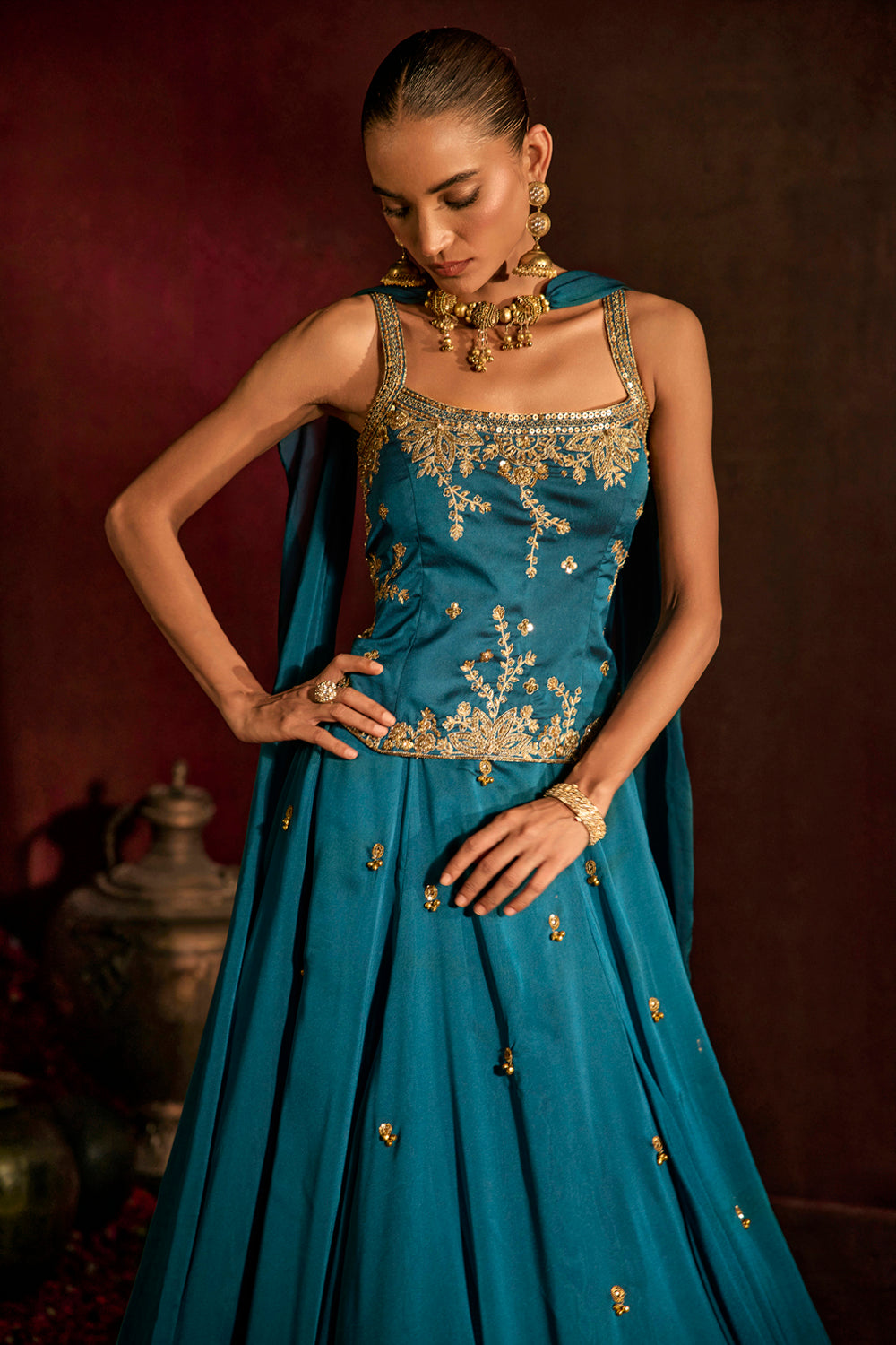 Ghungroo Lehenga Set