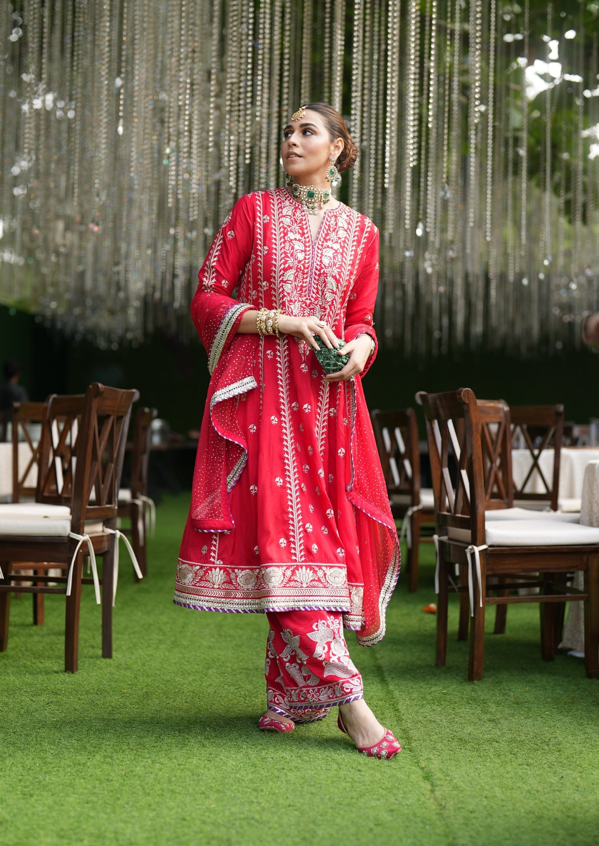 Aarohi Anarkali with Palazzo Set -Summiyya Patni