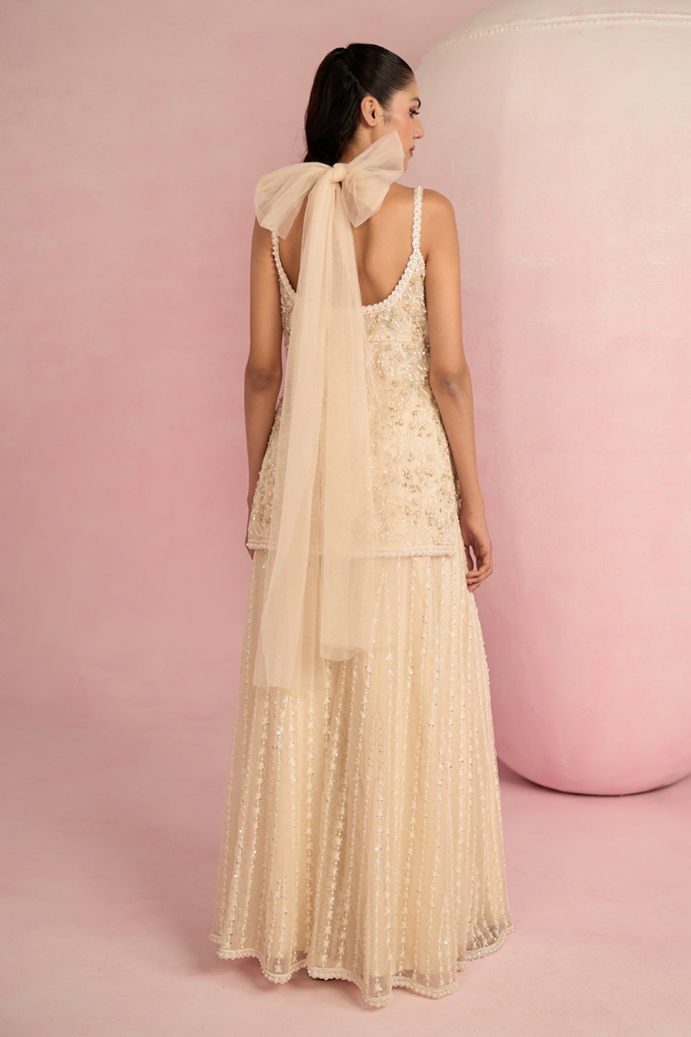 Ivory Sharara Set