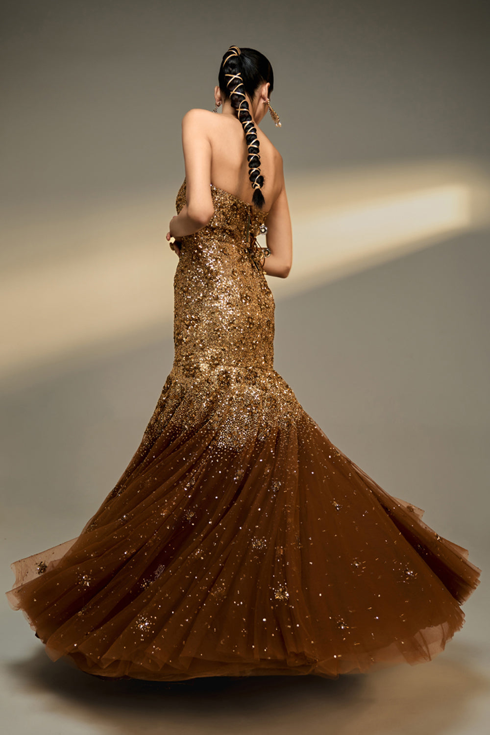 Copper Gold Gown