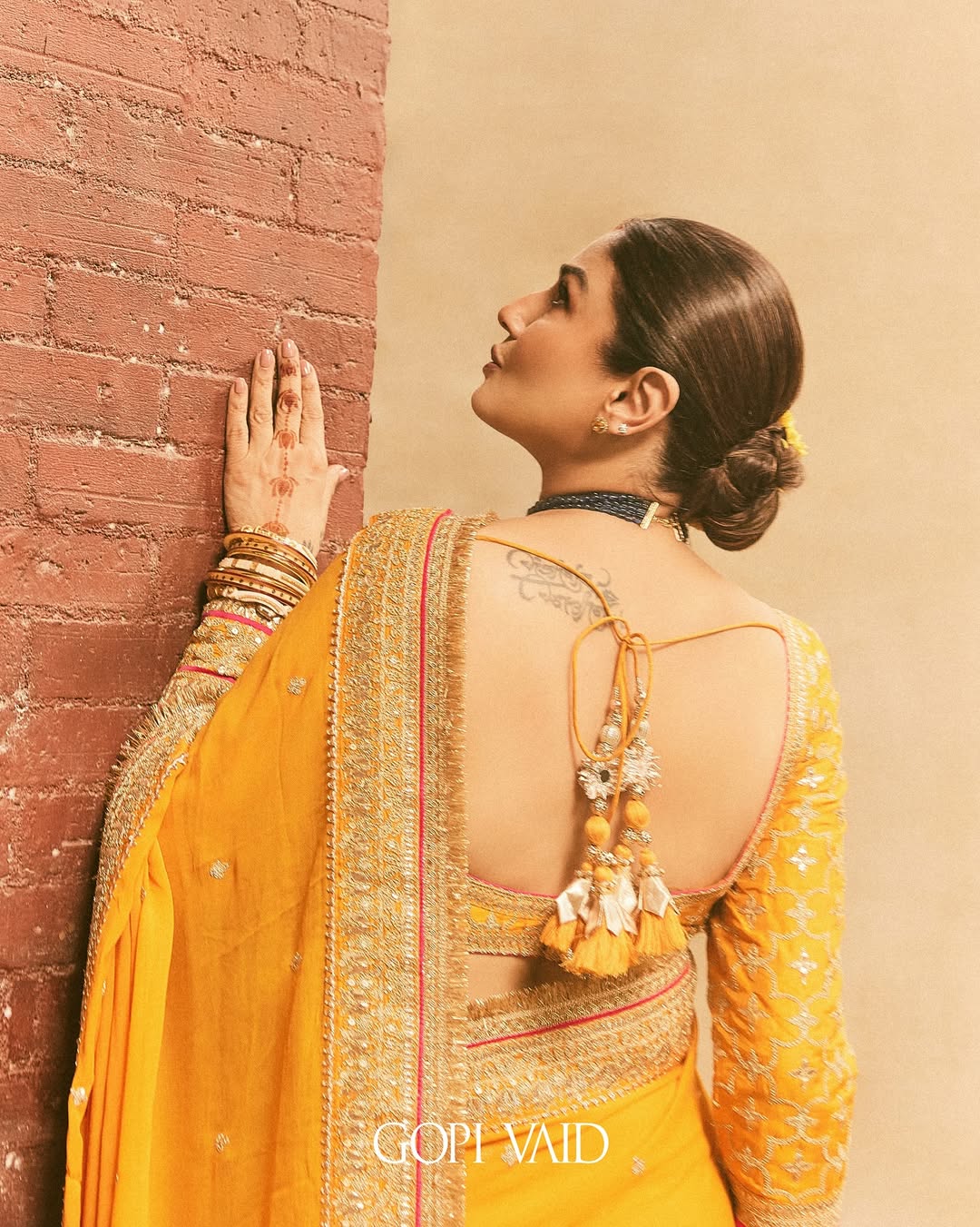 Raveena Tandon in Dilruba Saree Set