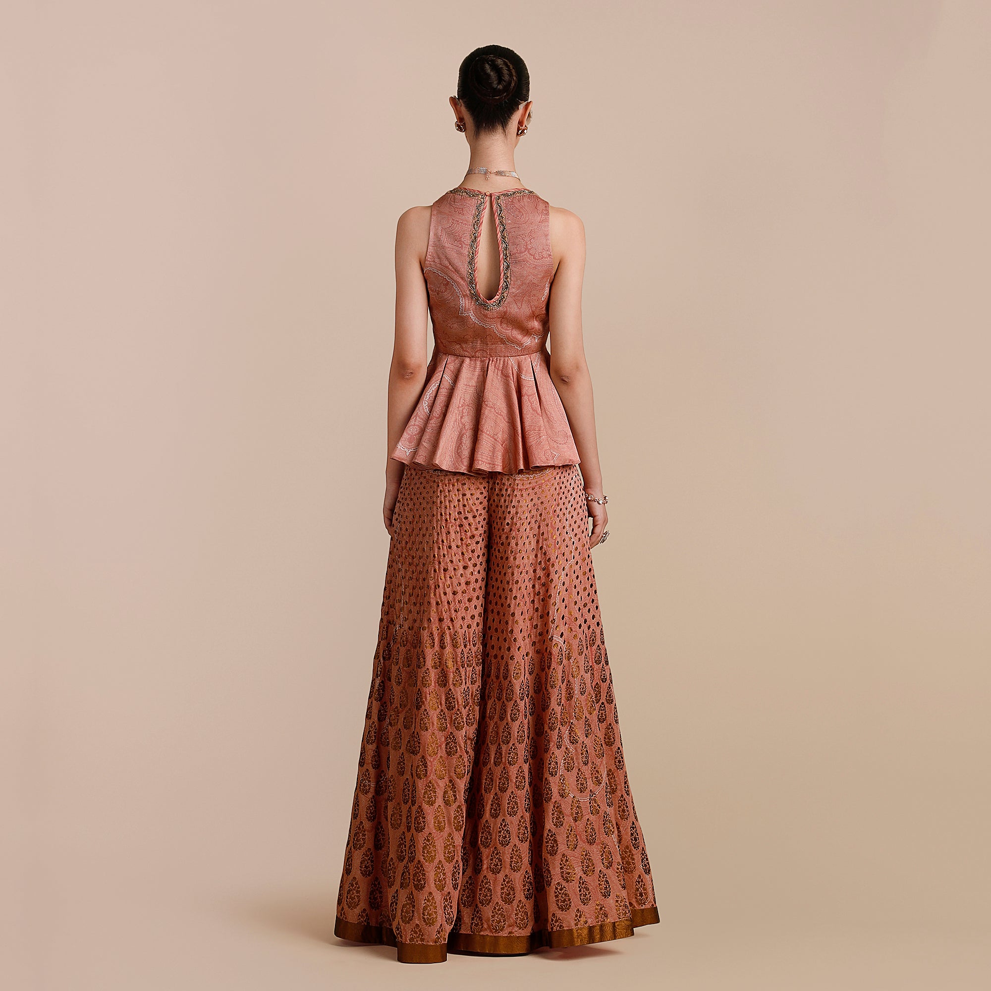 Rose Pink Sharara Set | SATT