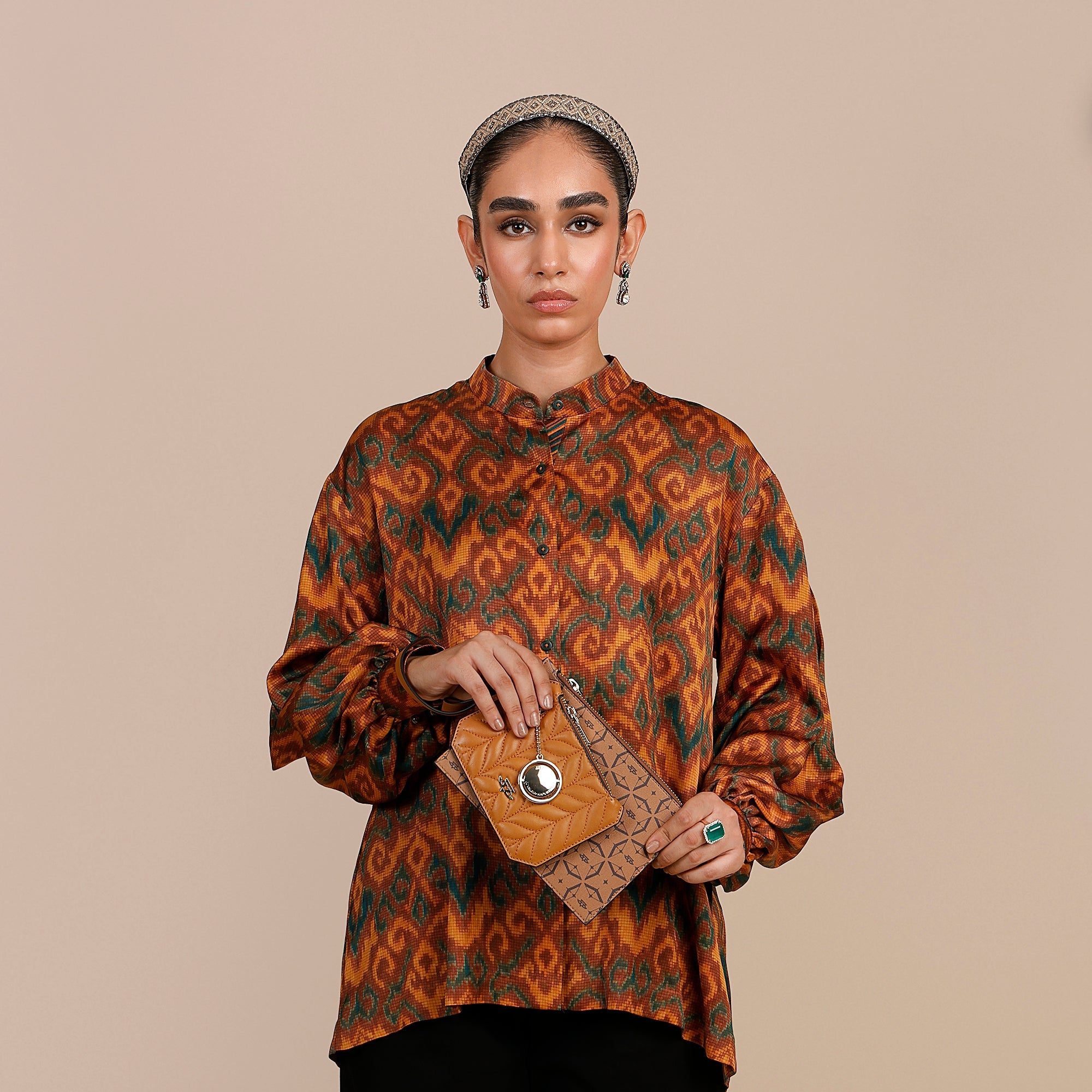 Rust Orange Long Top | SATT
