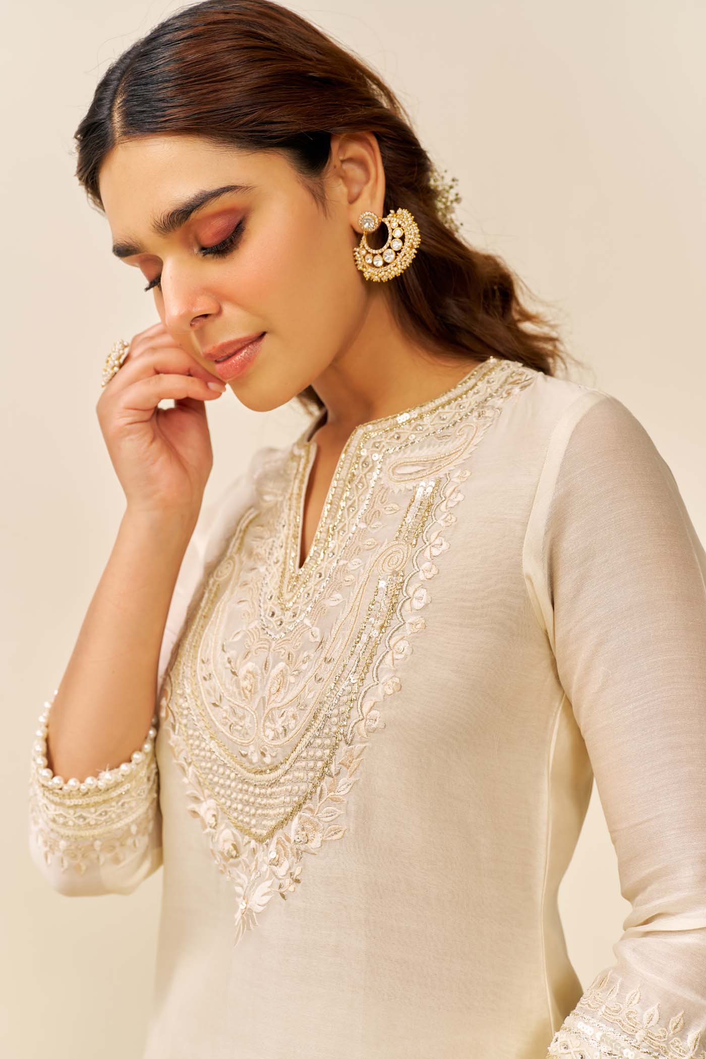 Sara Ali Khan In Sara - Short Kurta With Salwar