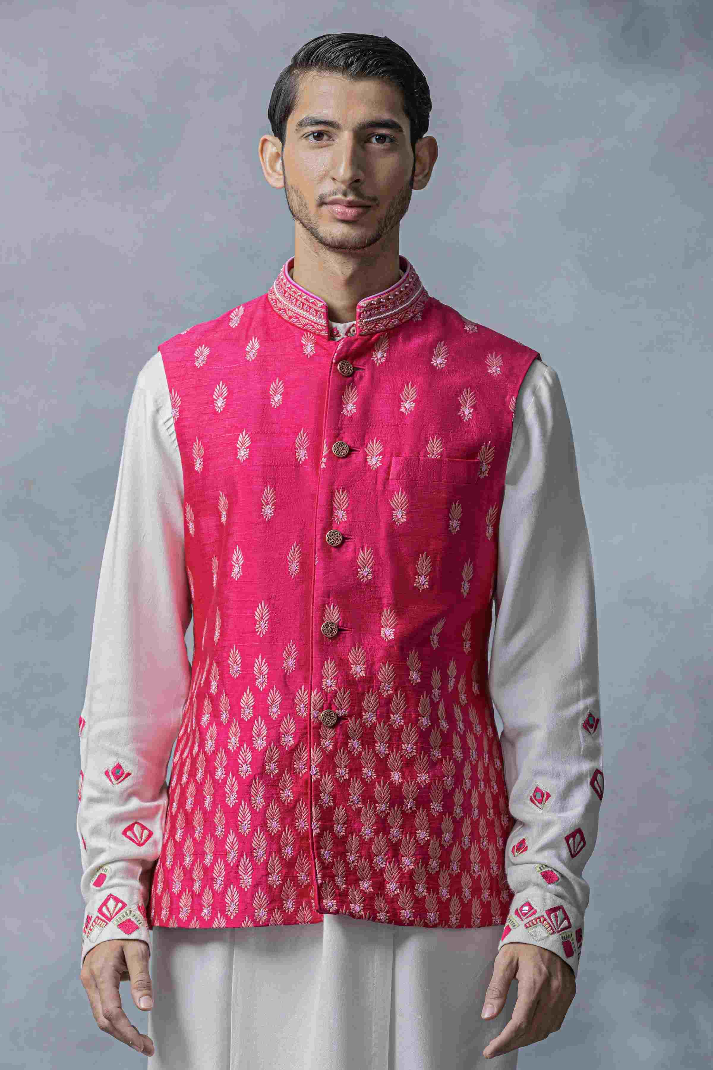 Hot Pink Kurta Set