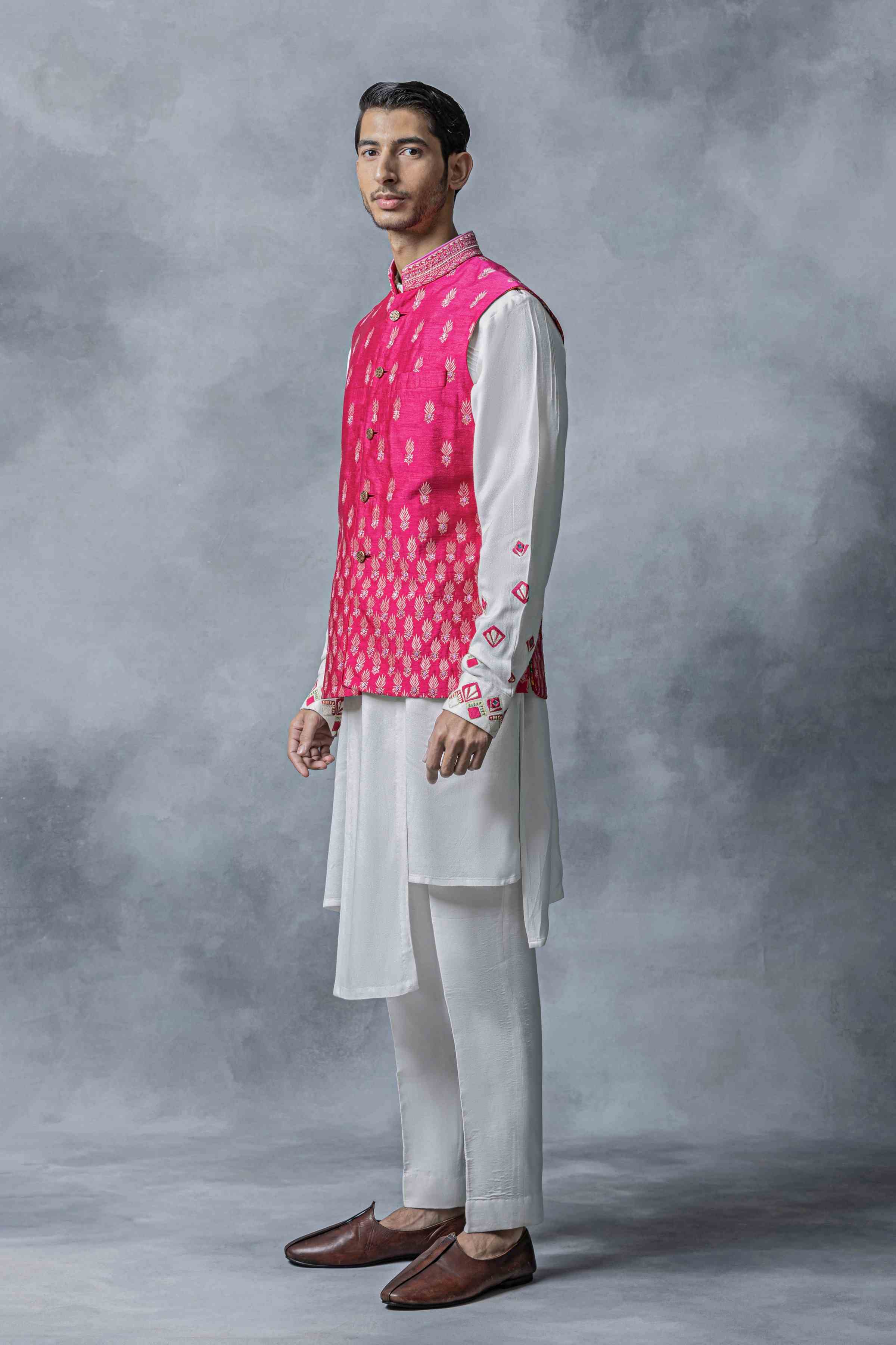 Hot Pink Kurta Set