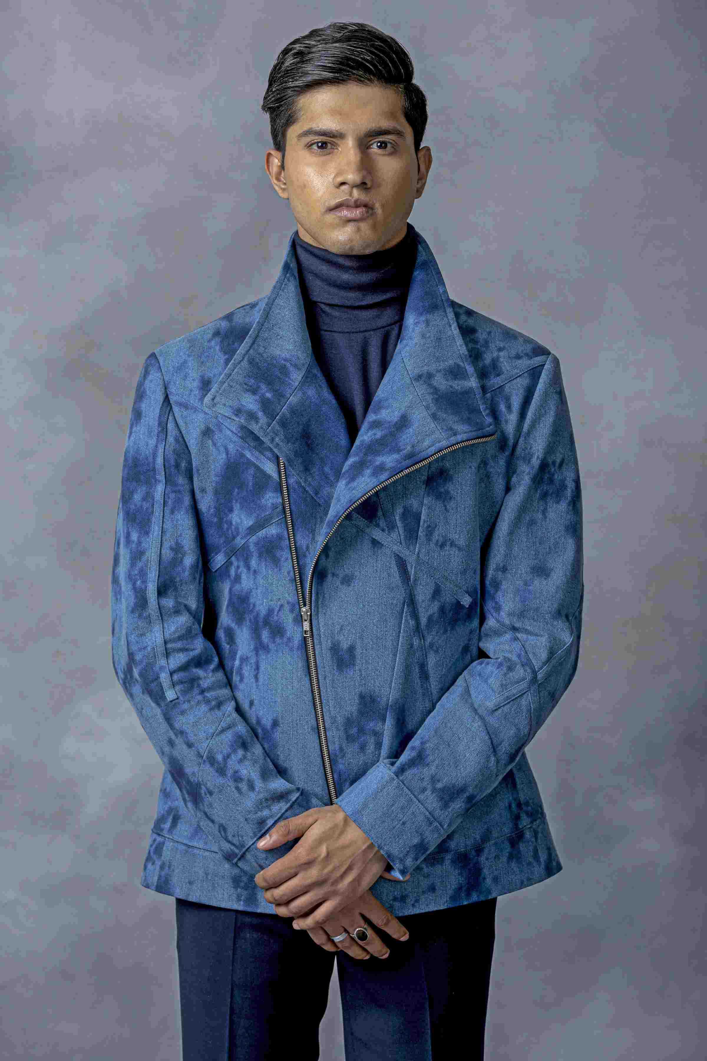 Tie & Dye Zipper Jacket