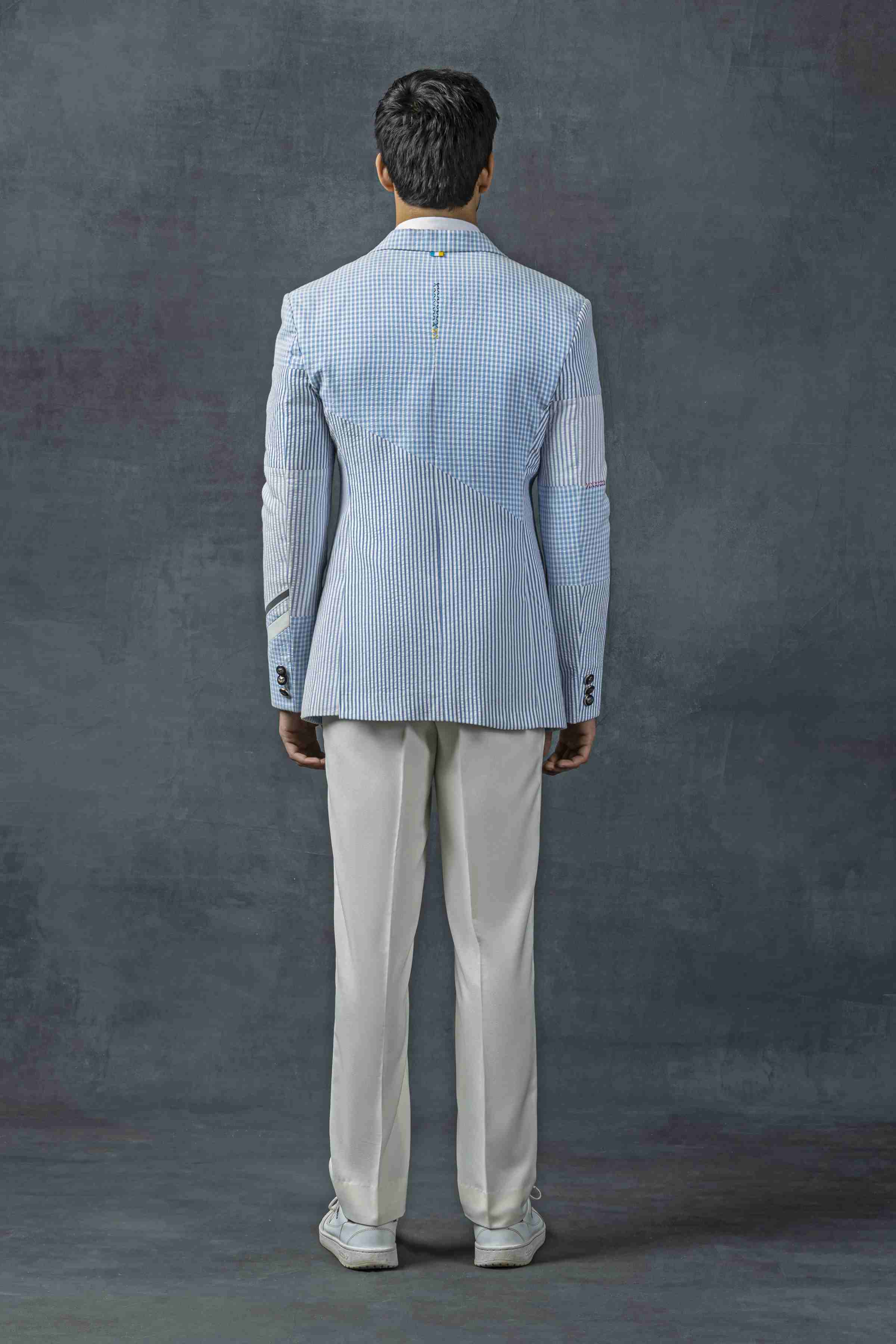 Blue Check Blazer