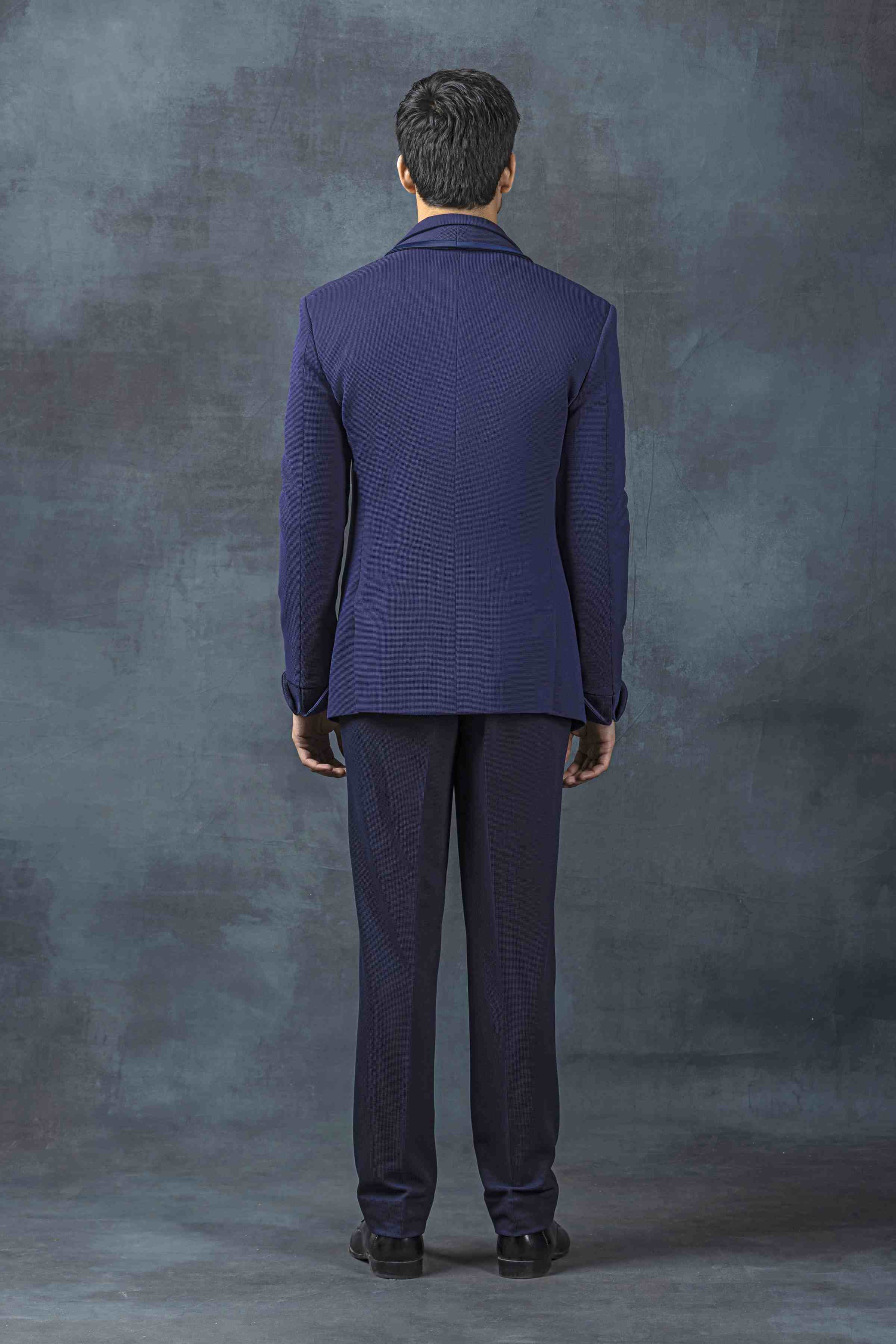 Navy Double Collar Tuxedo