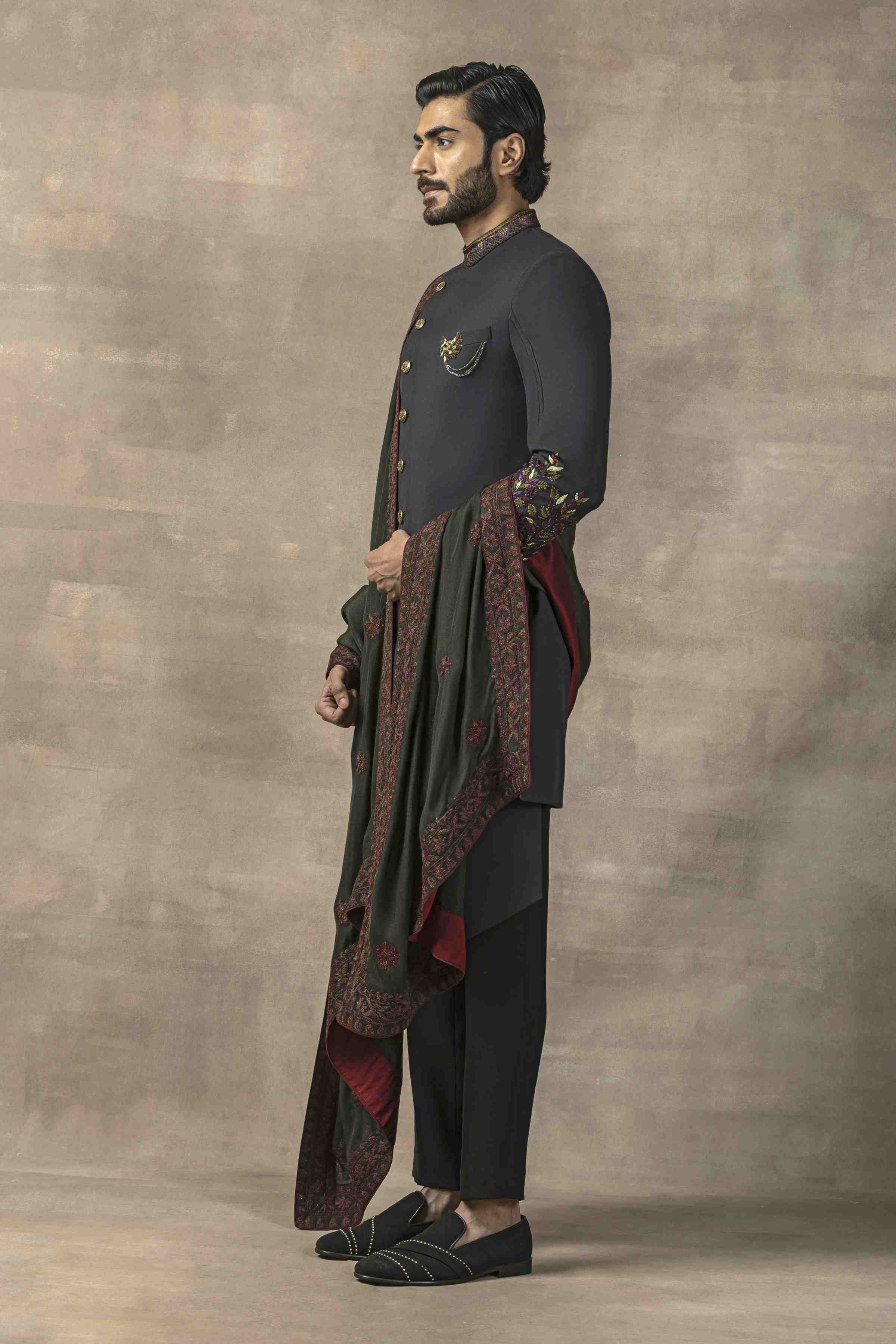 Olive Indo-Western Set
